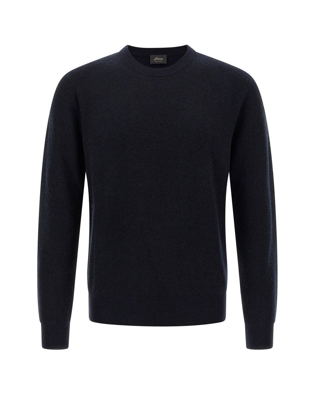 Brioni Blue Crewneck Sweater for men