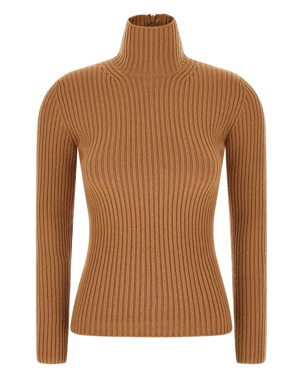 Max Mara Brown Aral1234 Turtleneck Sweater