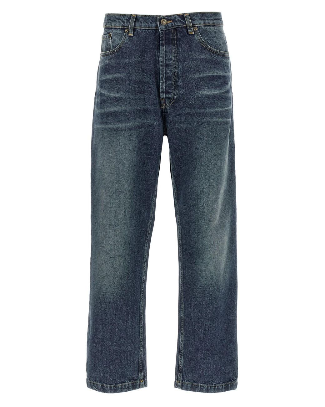 Rivvia Projects Blue Stone Washed Jeans for men