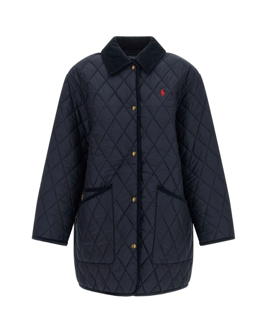 Polo Ralph Lauren Blue Casual Jacket Diamond Quilting