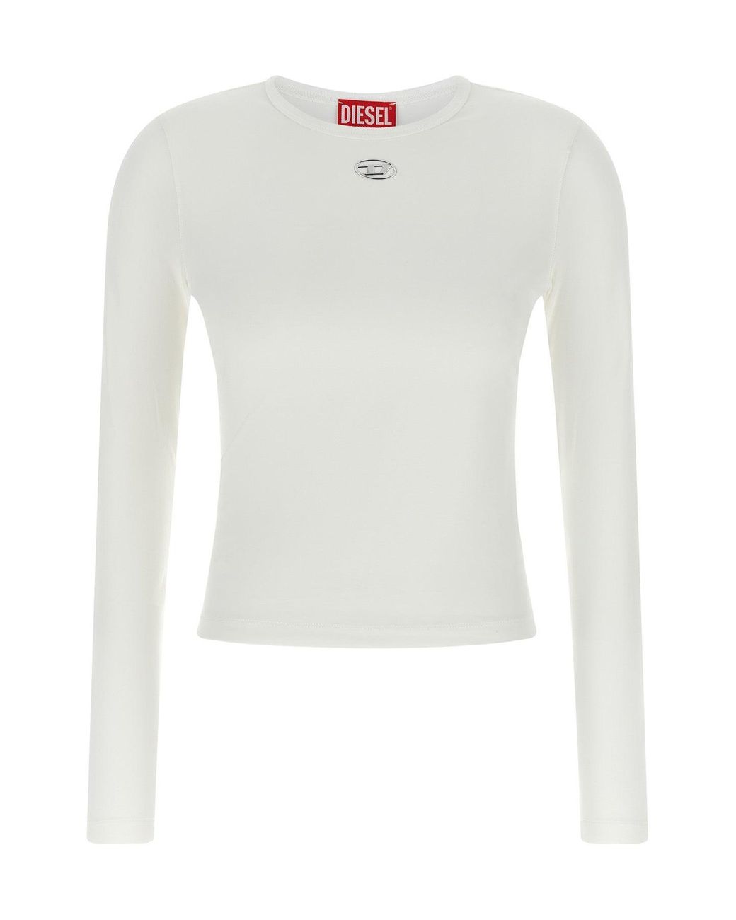 DIESEL White 'T-Uncutieslong-Od' Top