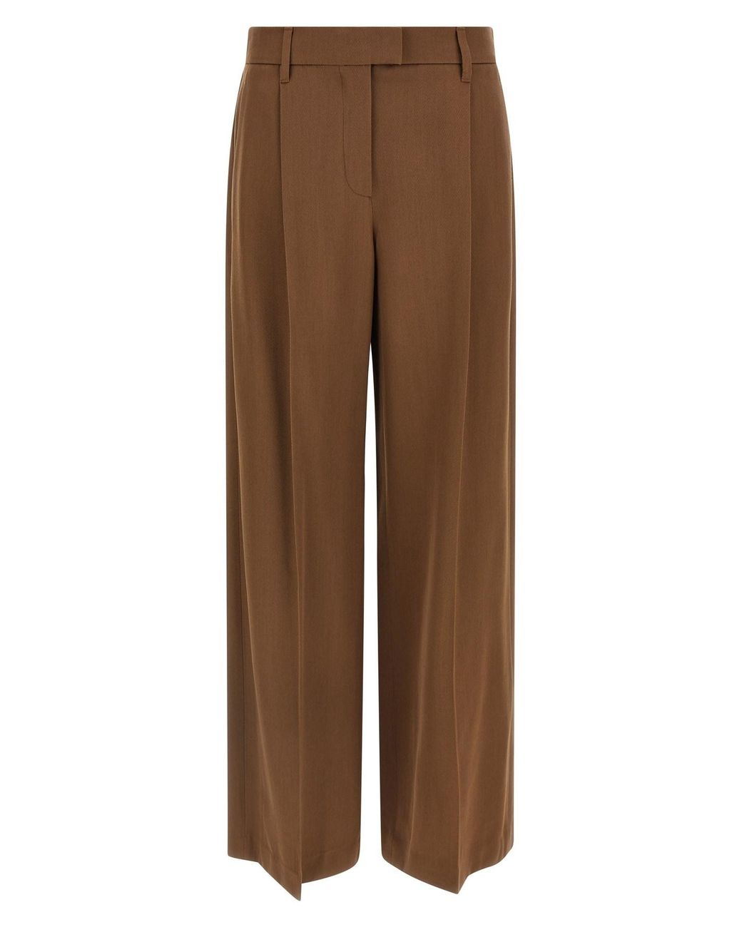 Brunello Cucinelli Brown Loose Leg Pants