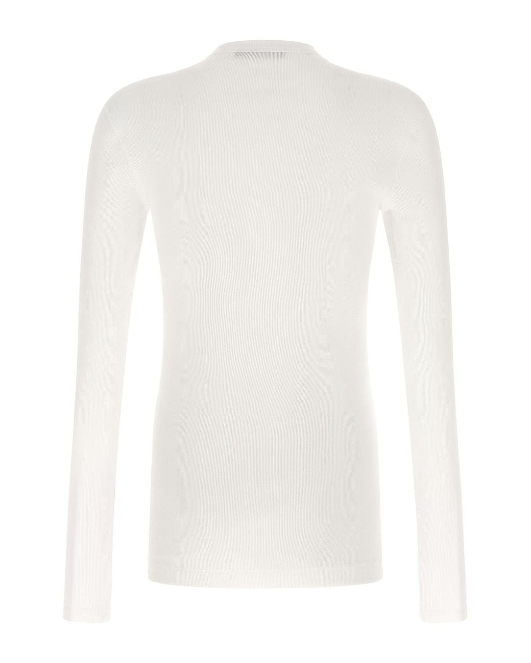 Dolce & Gabbana White Henley T-Shirt for men