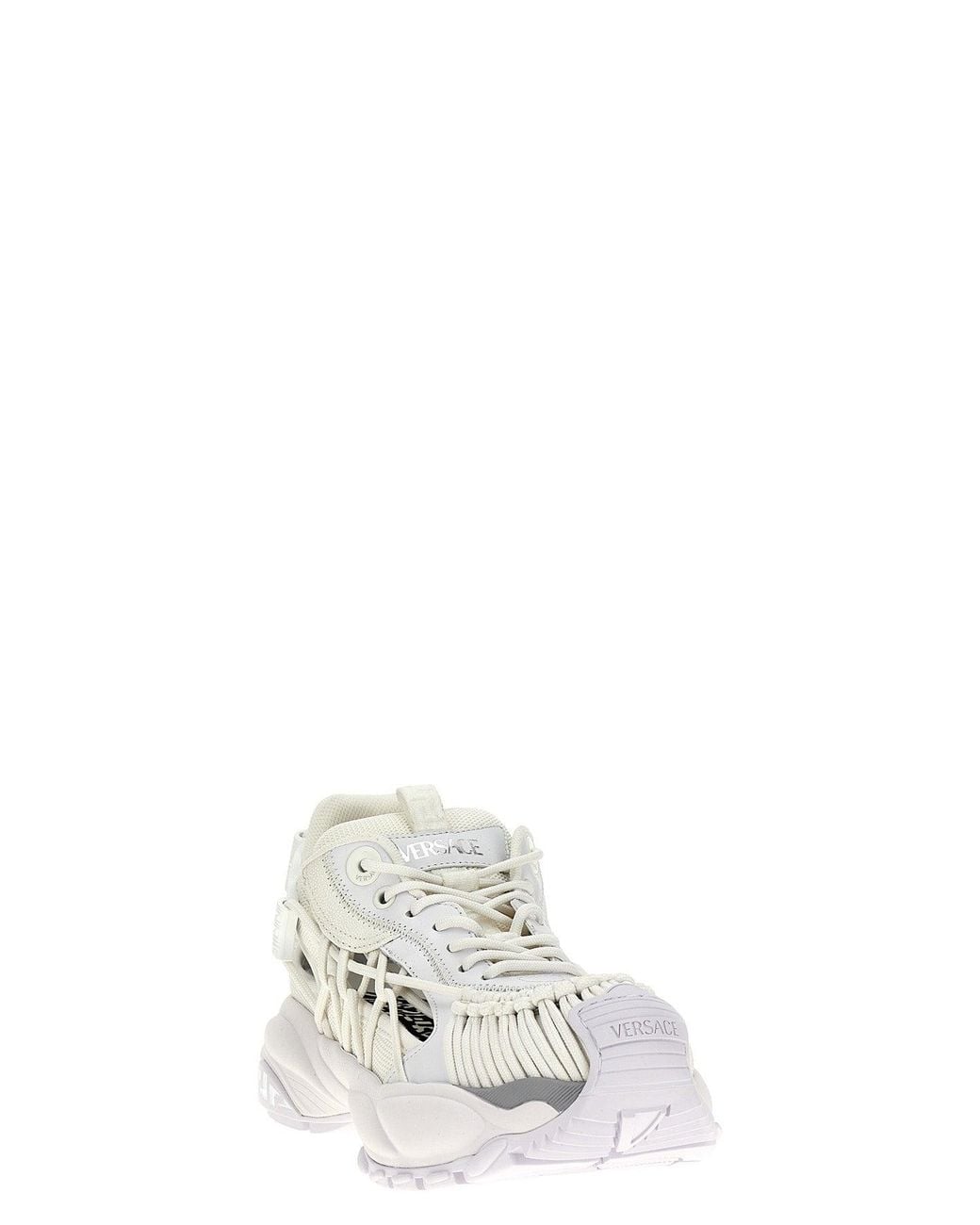 Versace White 'Mercury M_Vs_01' Sneakers