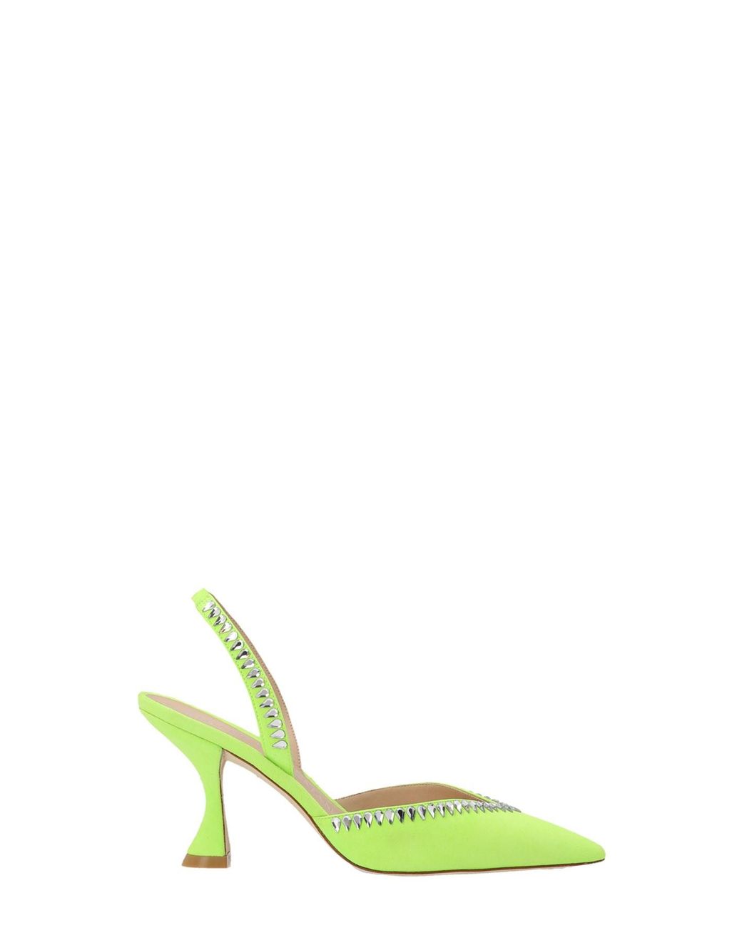 Stuart Weitzman Green 'gmct' Slingbacks