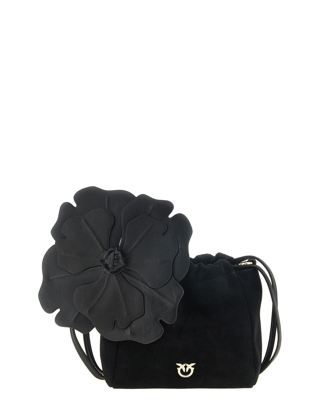 Pouch 'Flower' di Pinko in Black