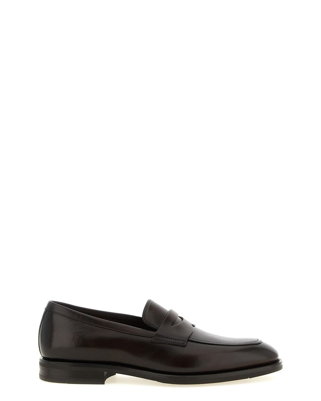 Santoni Black 'gregor' Loafers for men