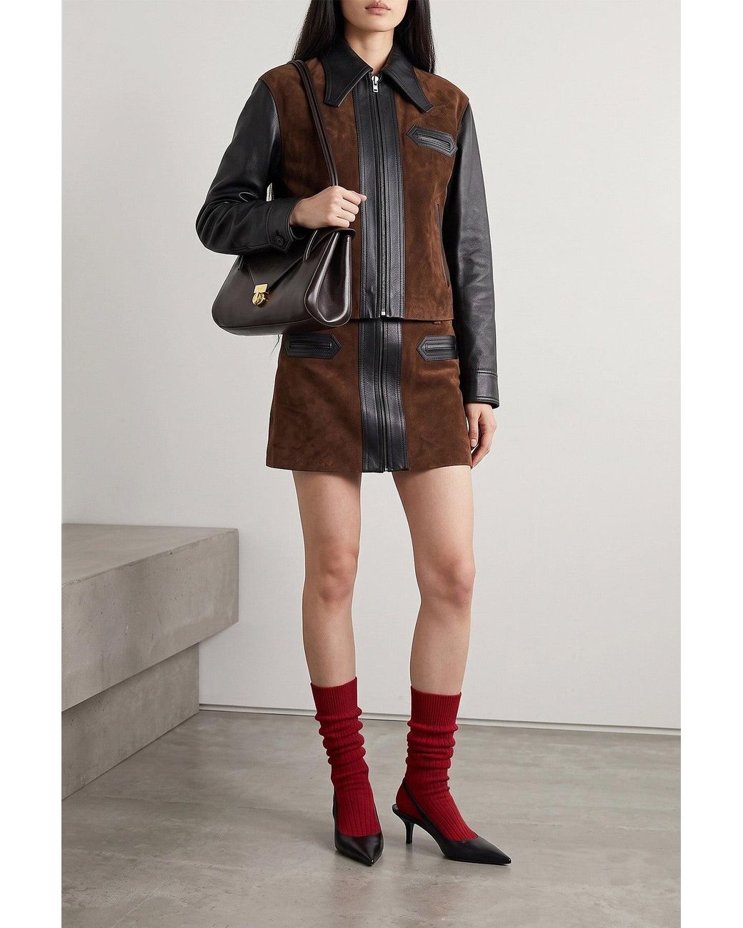 Marni Black Jacket With Sculptural Collar