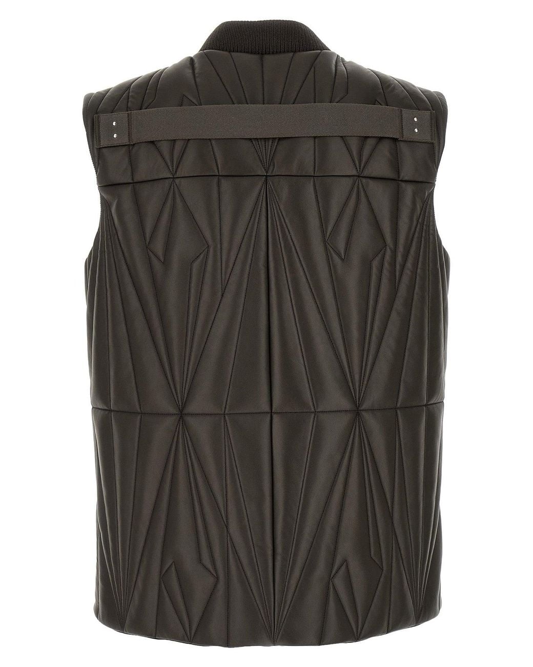 Rick Owens Black 'Geocamo Flight' Gilet for men