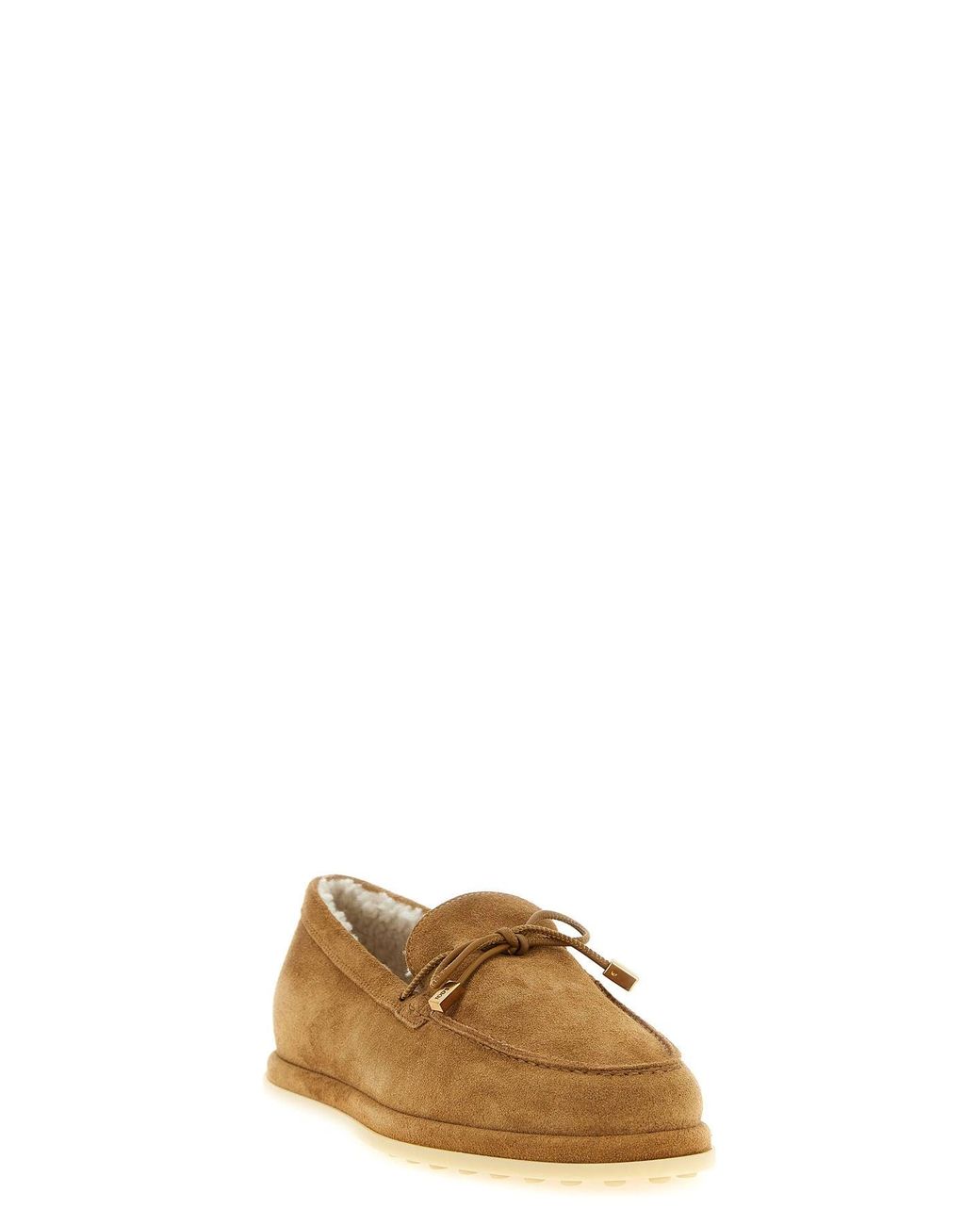 Tod's Brown Loafer Tie Detail