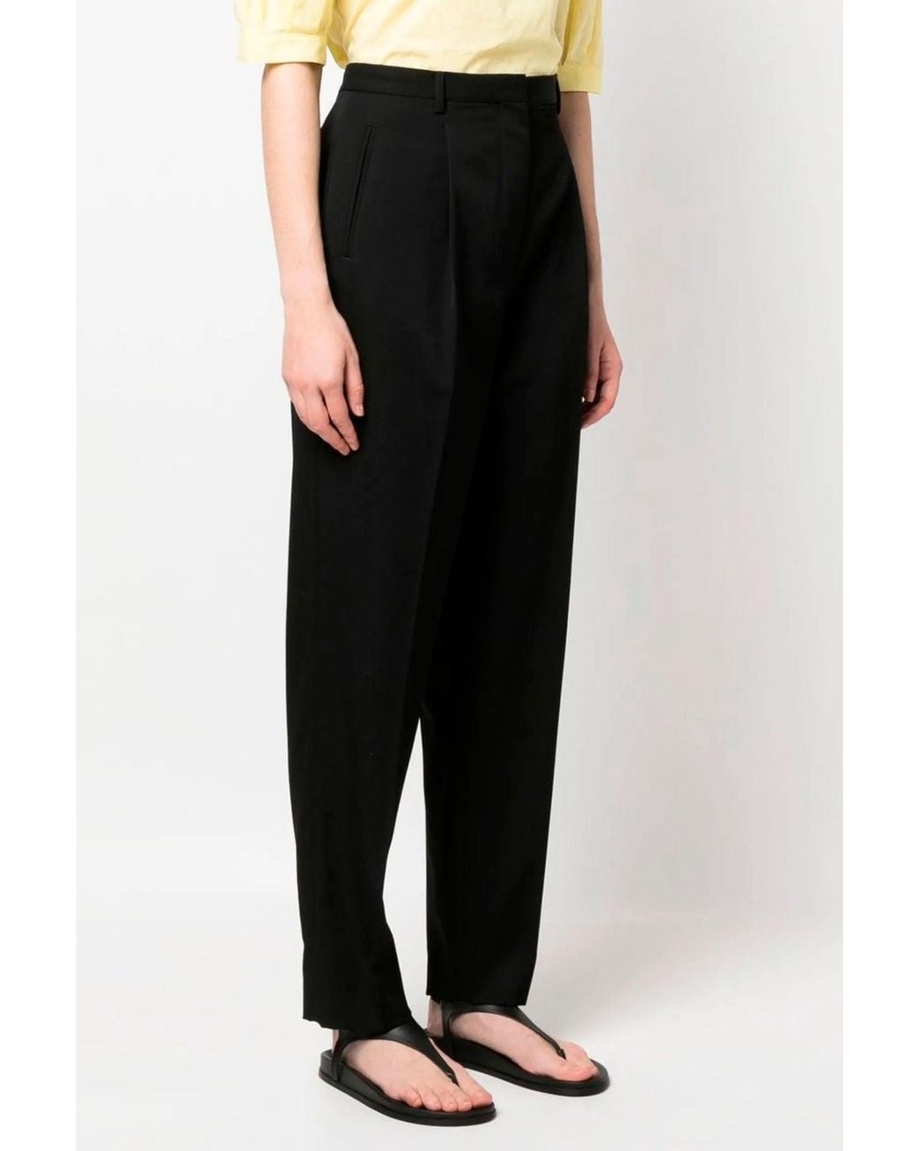 Tory Burch Black Pants 'Wool Twill Tailored Pant'
