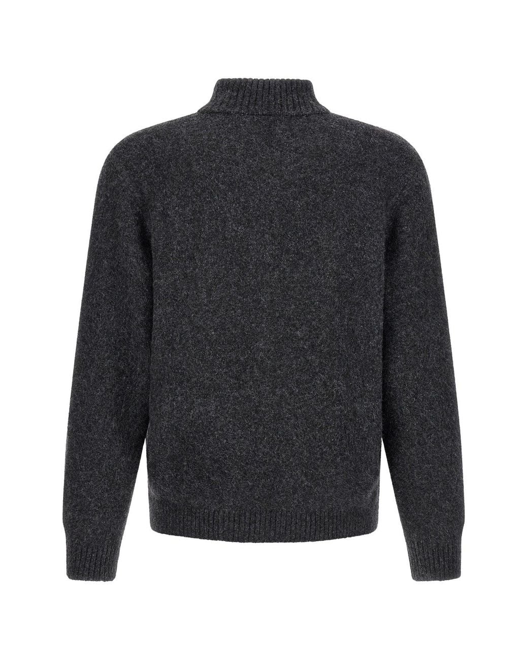 Carhartt Gray High-Collar Zip-Up Sweater for men