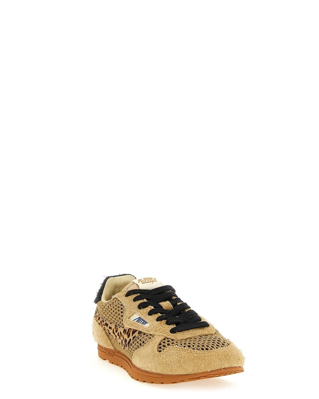 Autry Green Windspin Sneaker With Animalier Detail