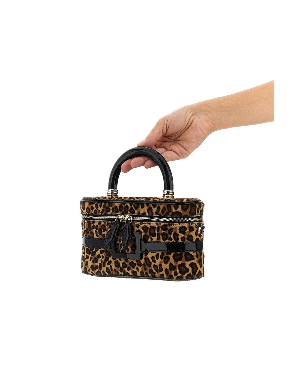Roger Vivier Black 'Belle Vivier Vanity Mini' Handbag