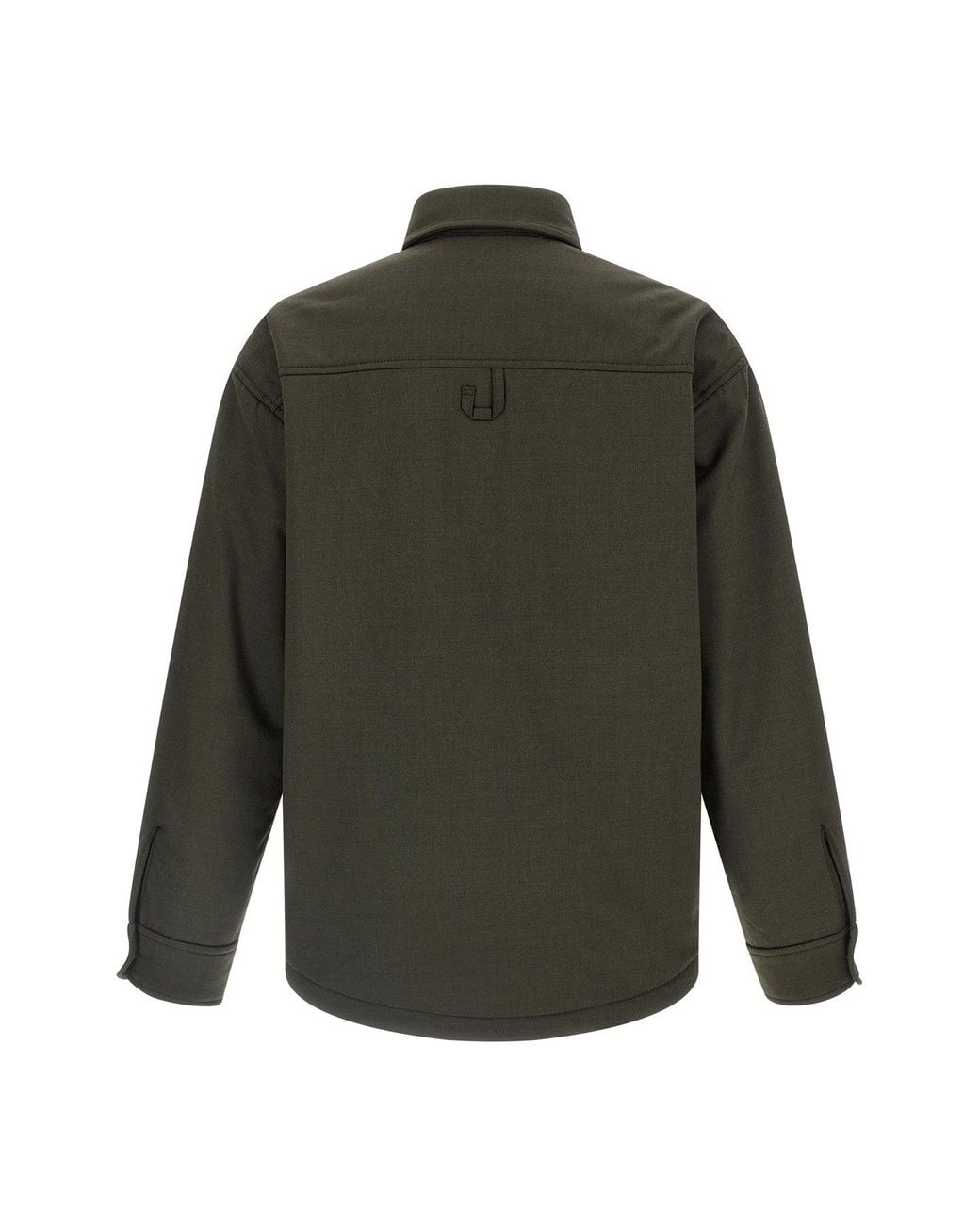 Jacquemus Green Overshirt 'La Chemise Boulanger' for men