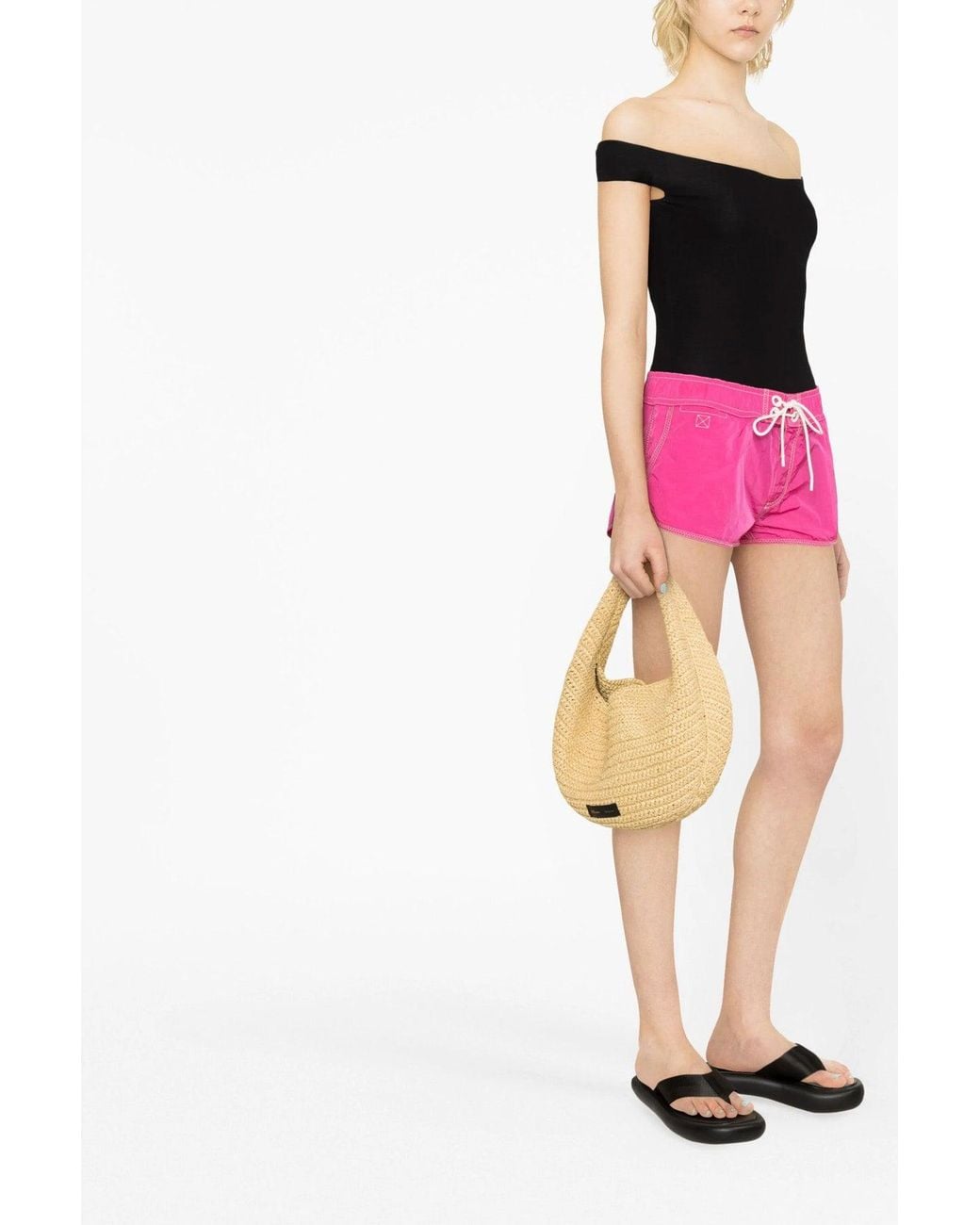 Tom Ford Red 'In Technical Nylon' Shorts