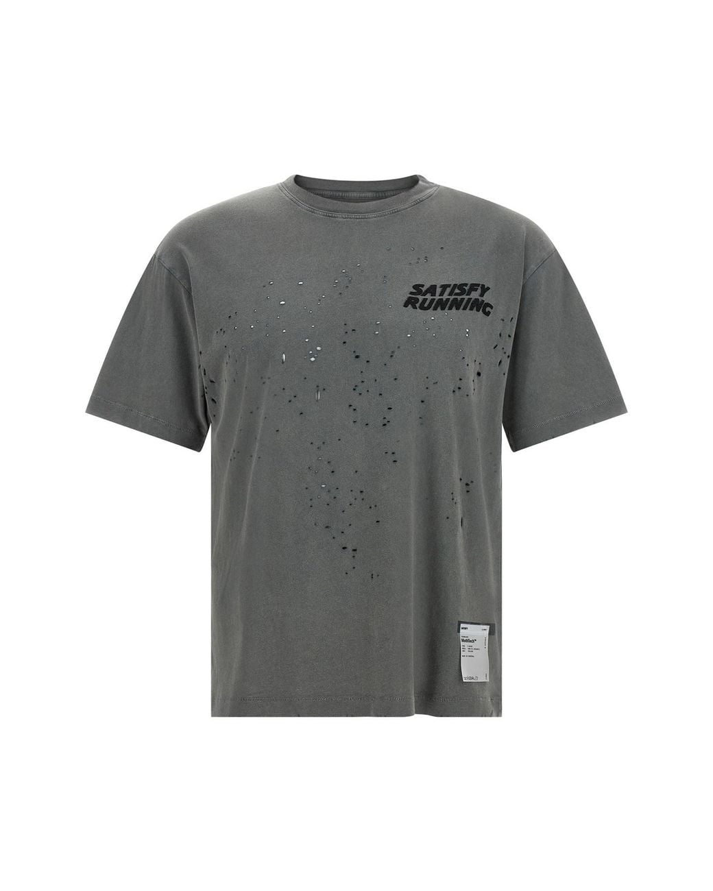 Satisfy Gray 'mothtechtm' T-shirt for men