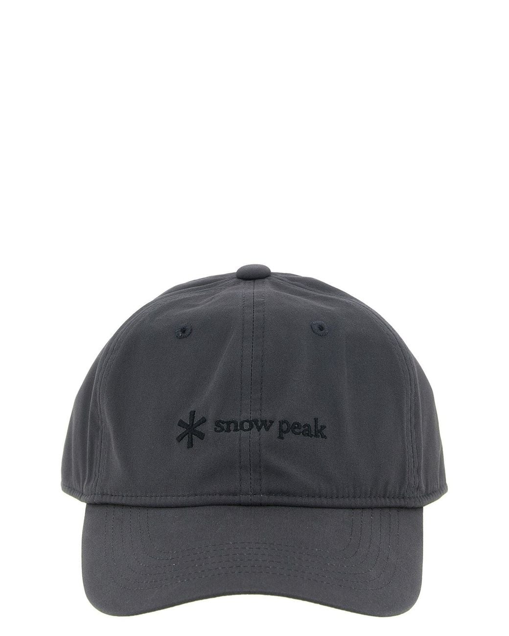 Snow Peak Black 'New Standard' Cap for men