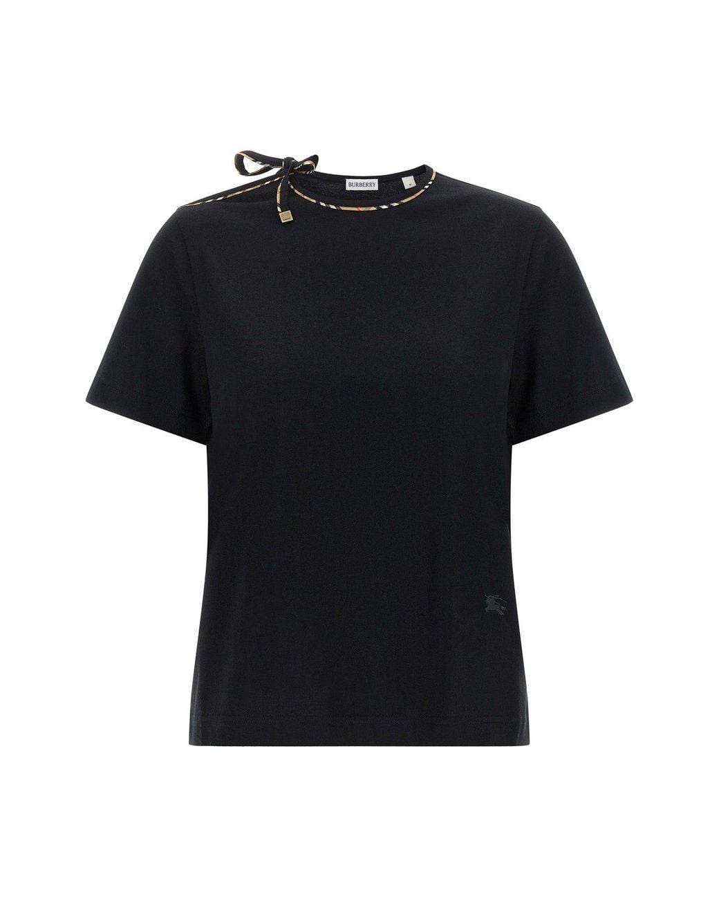 Burberry Black 'Frankie Bow' T-Shirt
