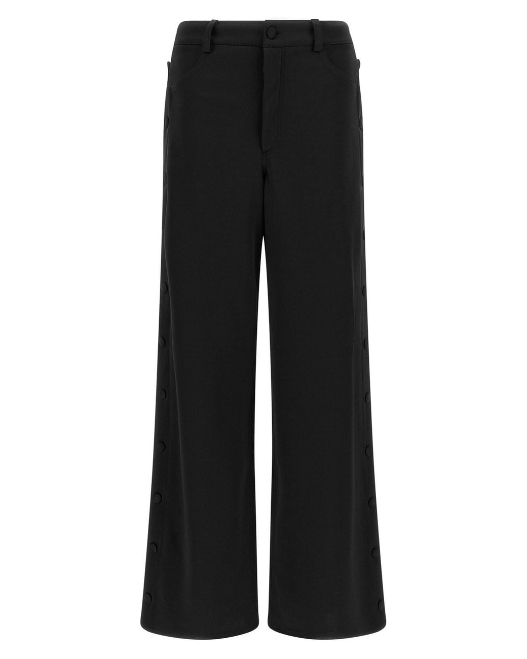 DI.LA3 PARI' Black Di. La3 Pari' Button Pants