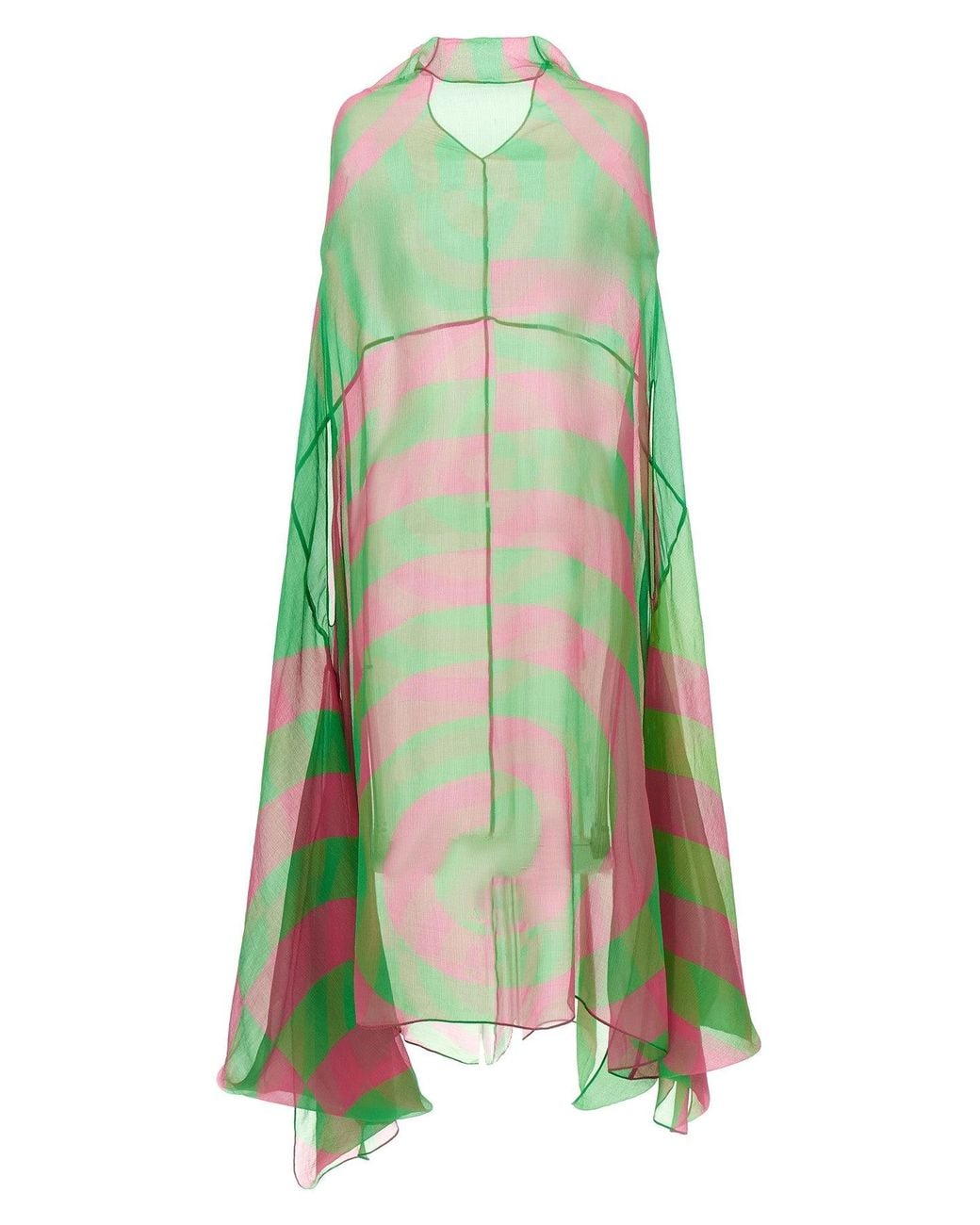 Dries Van Noten Green Ducy Dress