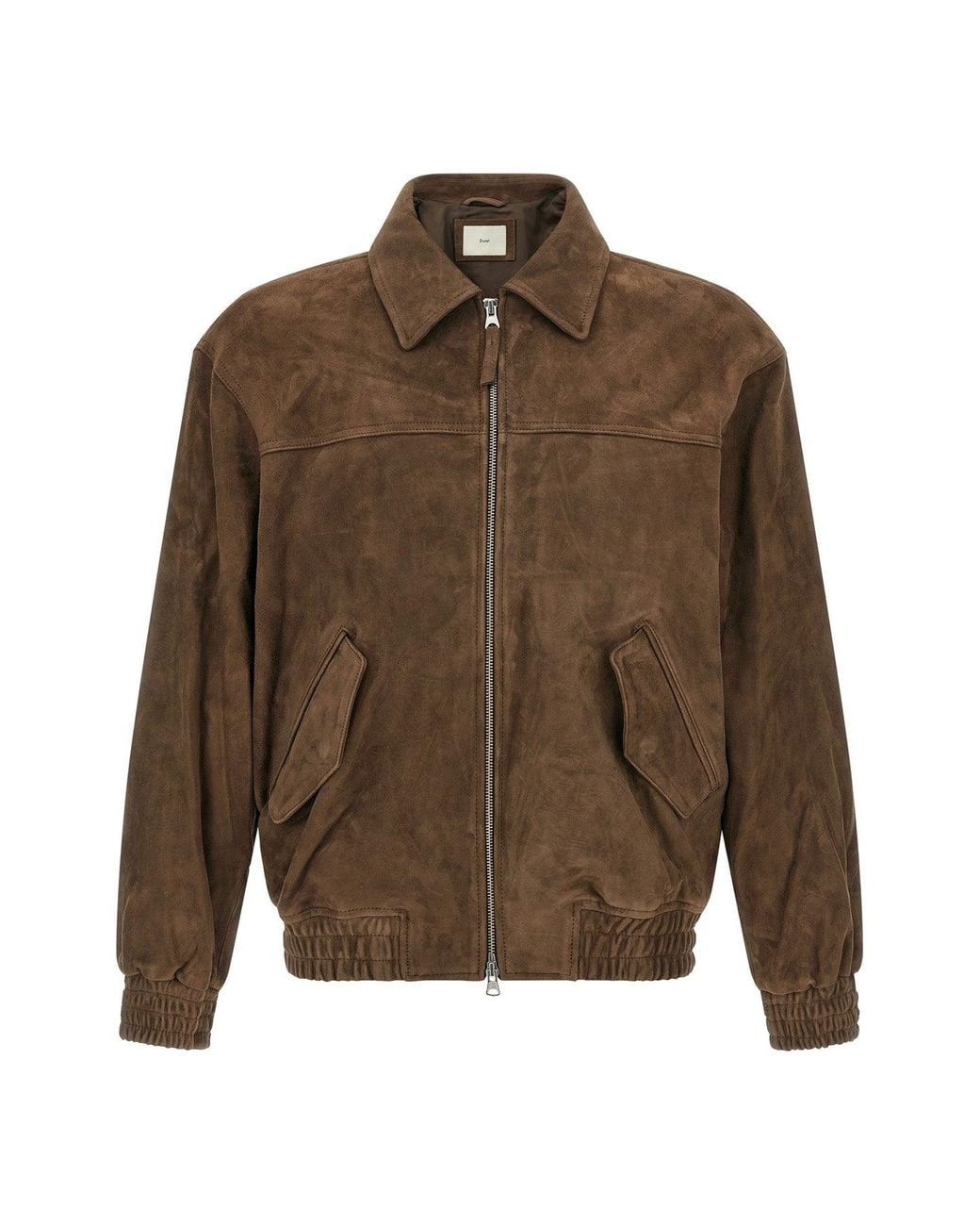 DUNST Brown Suede Blouson for men