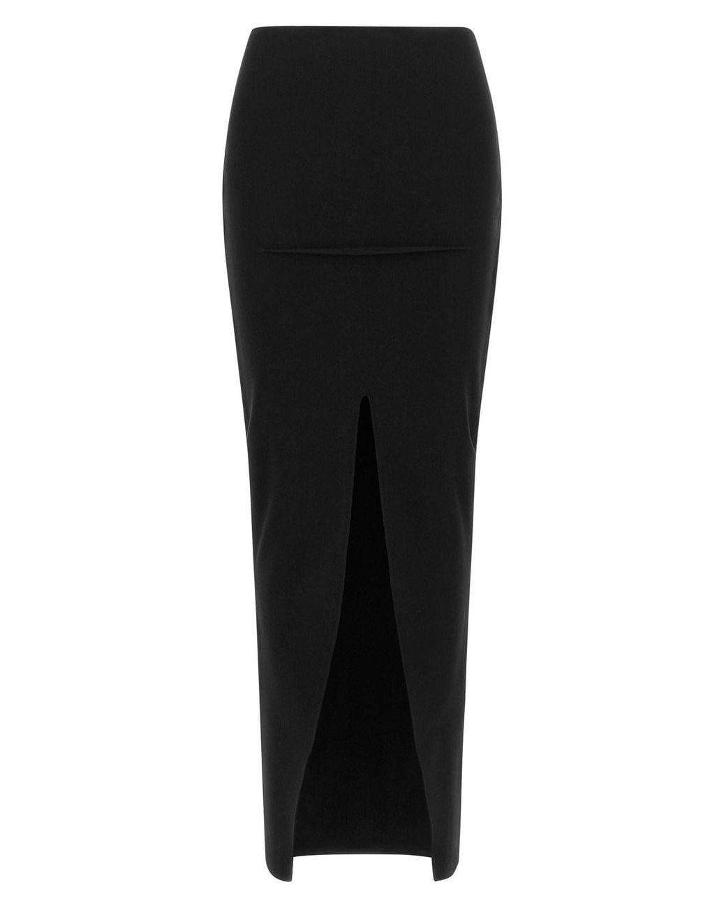 Rick Owens Black Knitted Skirt