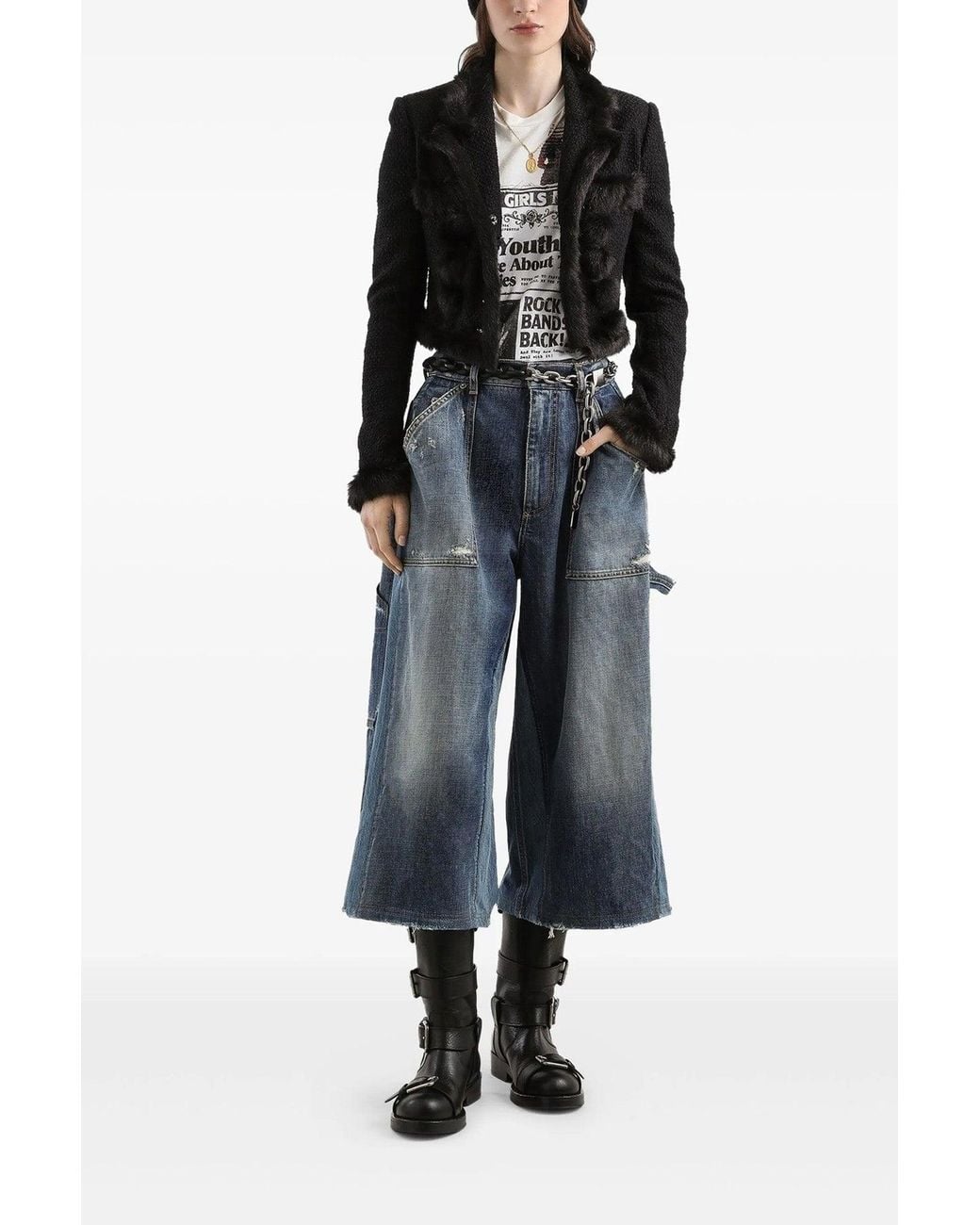Dolce & Gabbana Blue 'Denim' Bermuda Shorts