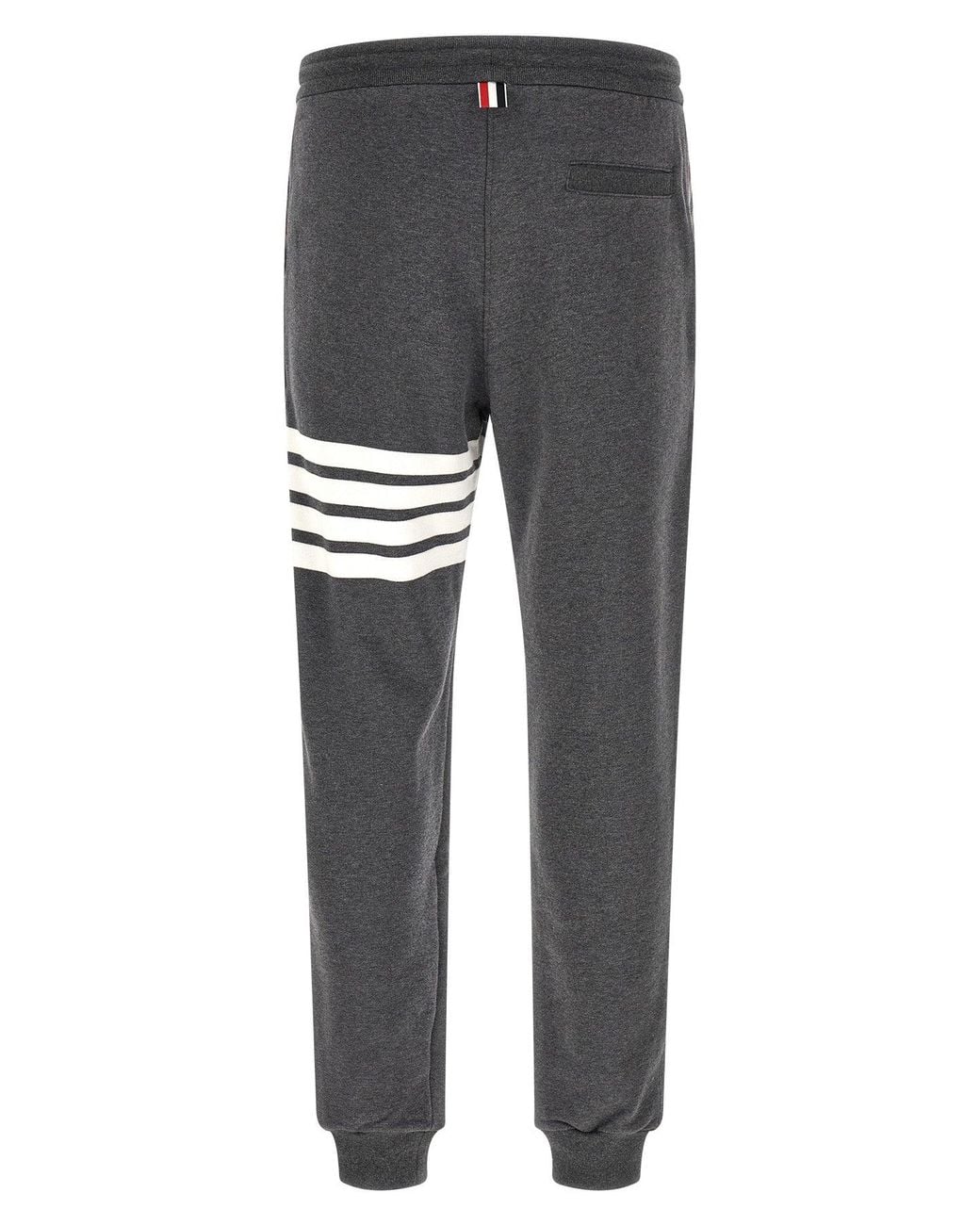 Thom Browne Gray 4-Bar Jogging Trousers for men