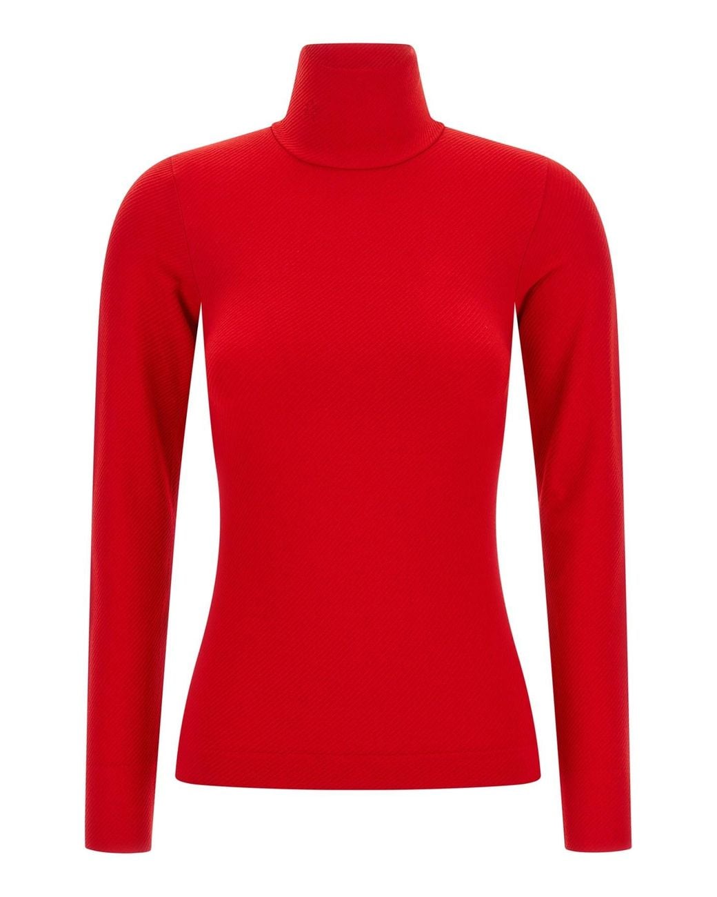Perfect Moment Red Thermal Wolf Sweater