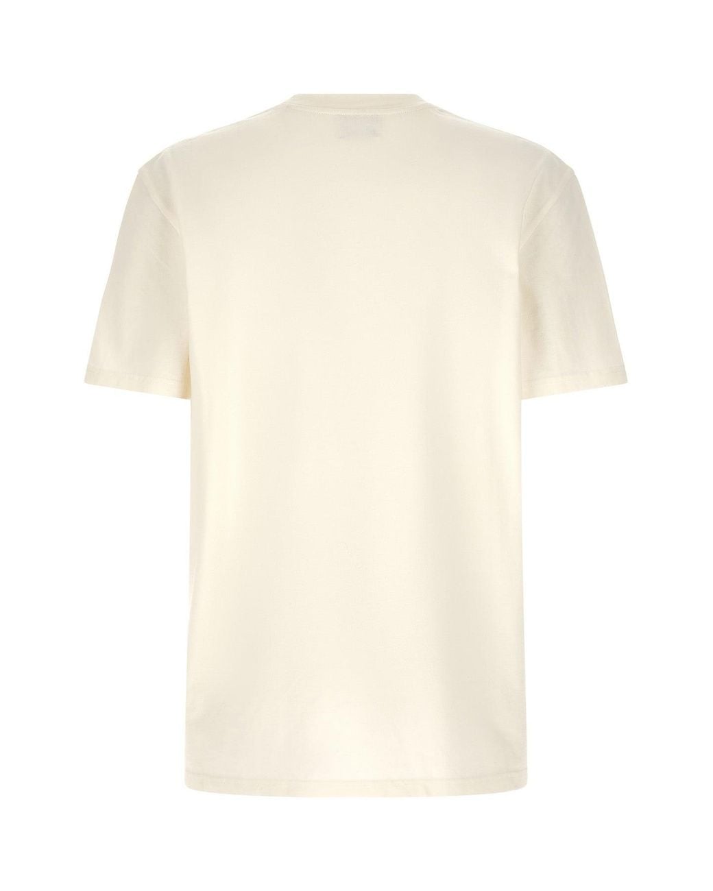 Isabel Marant Natural T-Shirt With Embroidered Patch for men