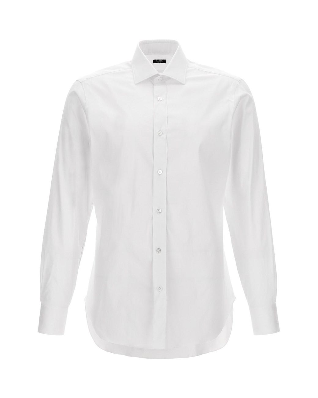 Barba Napoli White Poplin Shirt for men