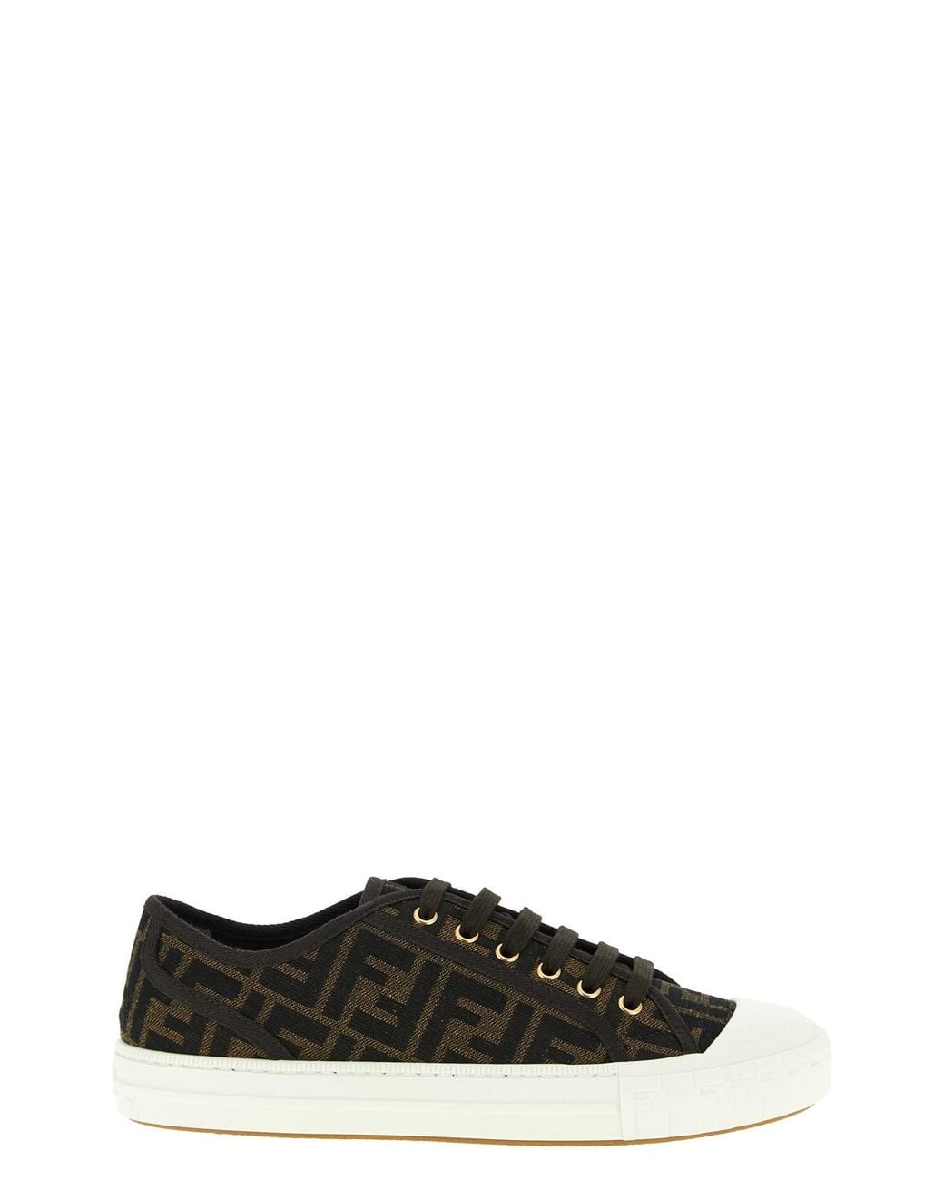 Fendi Black 'Chunky' Sneakers for men