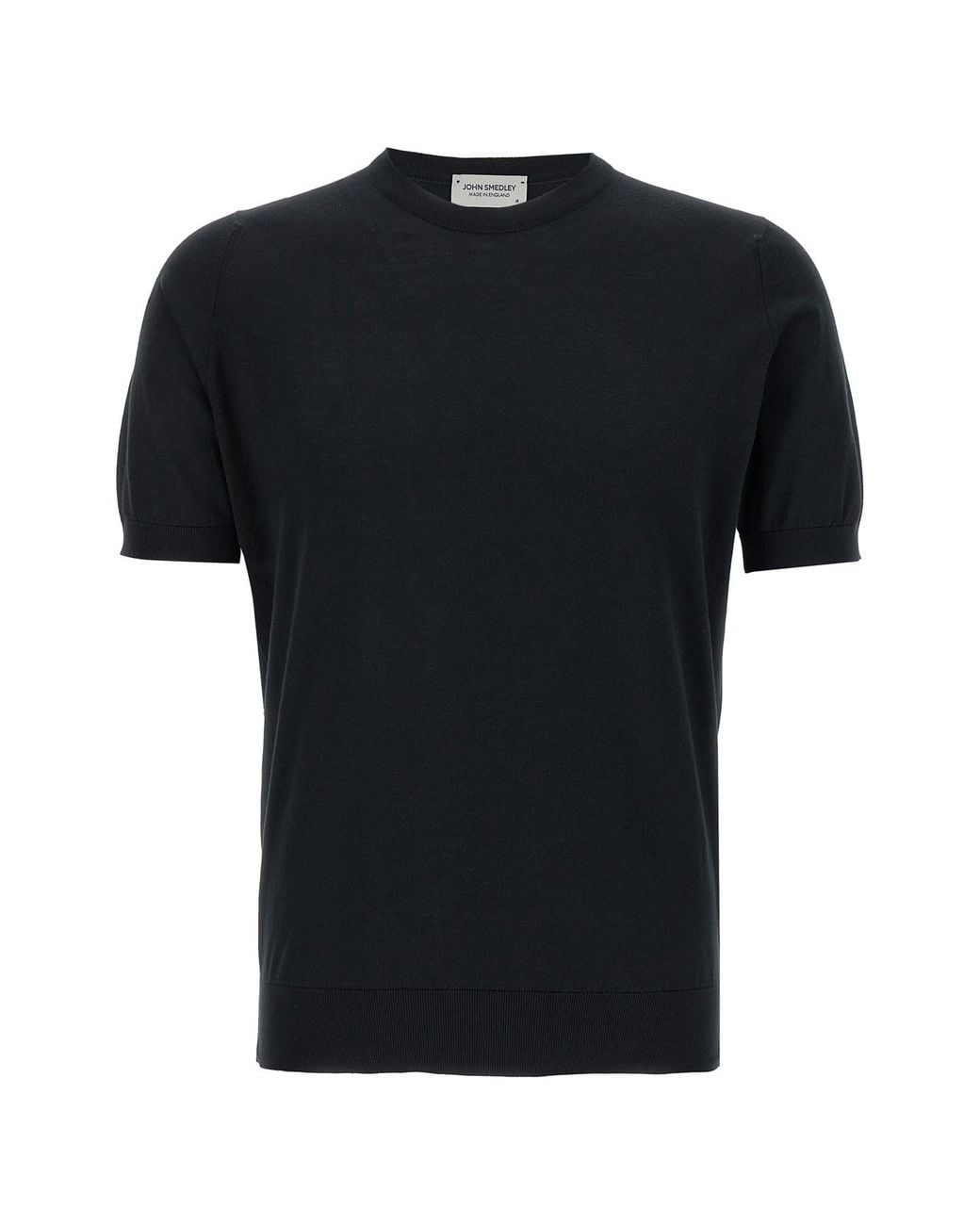John Smedley Black 'kempton' T-shirt for men