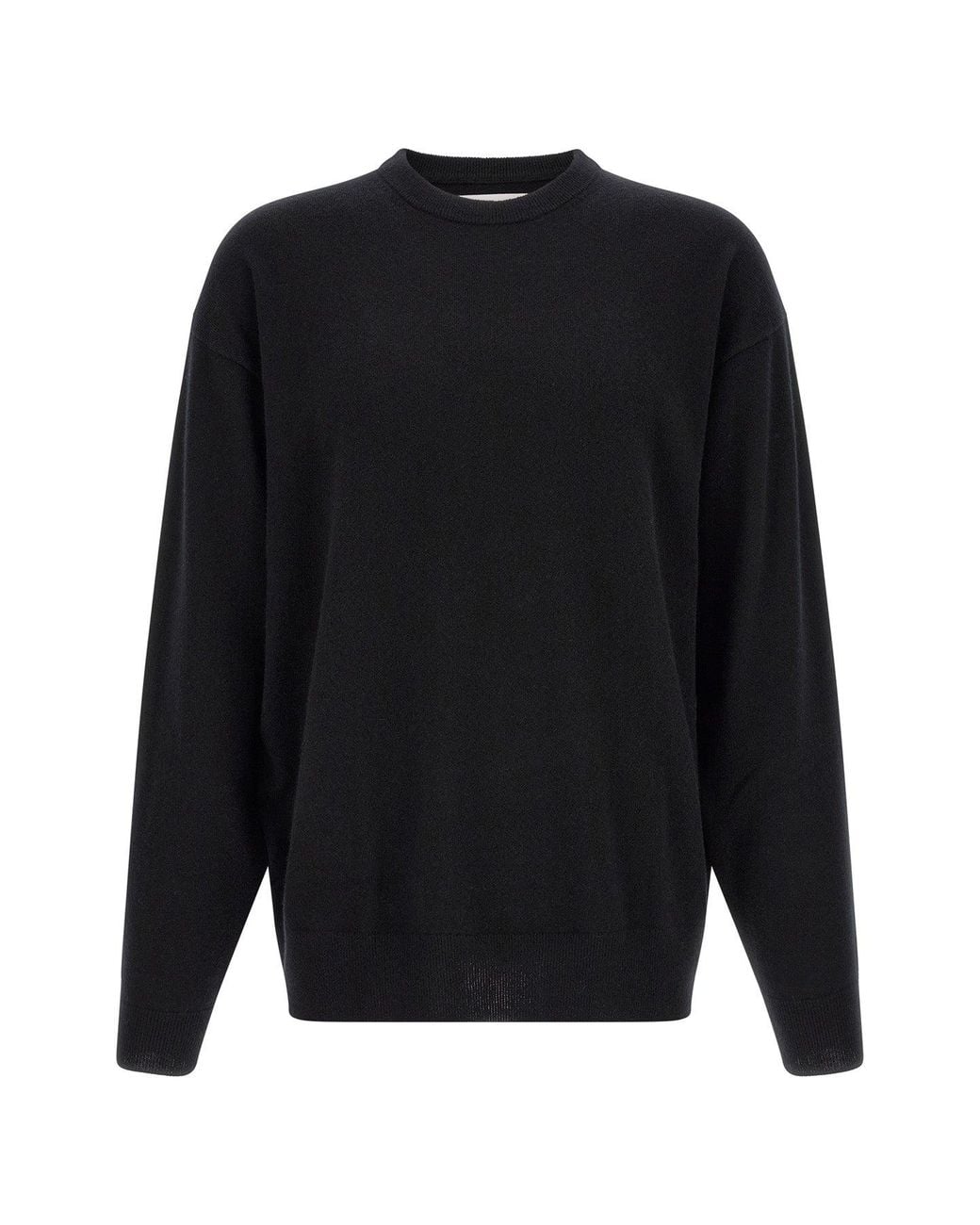 Extreme Cashmere Blue Crewneck Sweater With Embroidered Detail for men