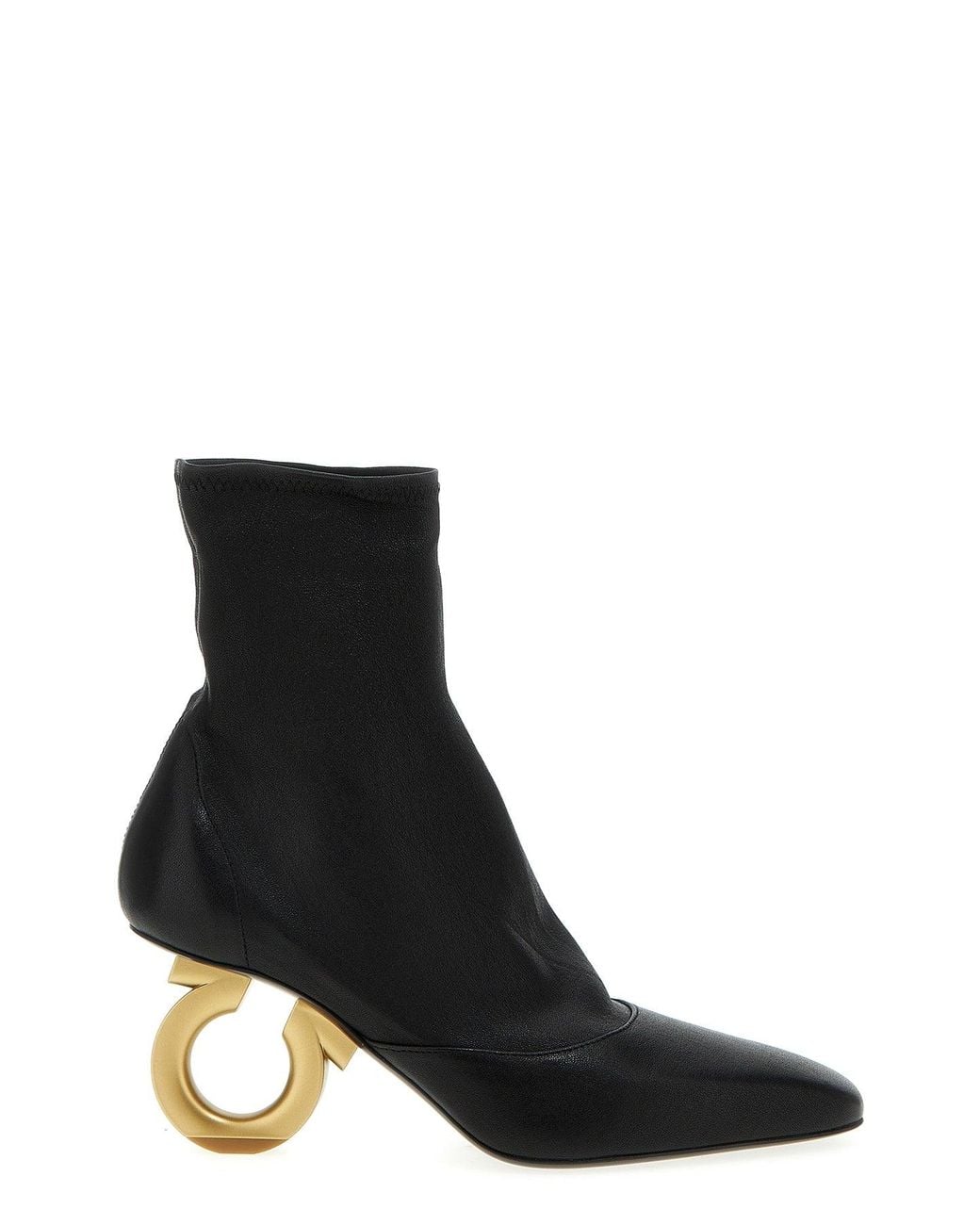 Ferragamo Black 'Adhar' Ankle Boot