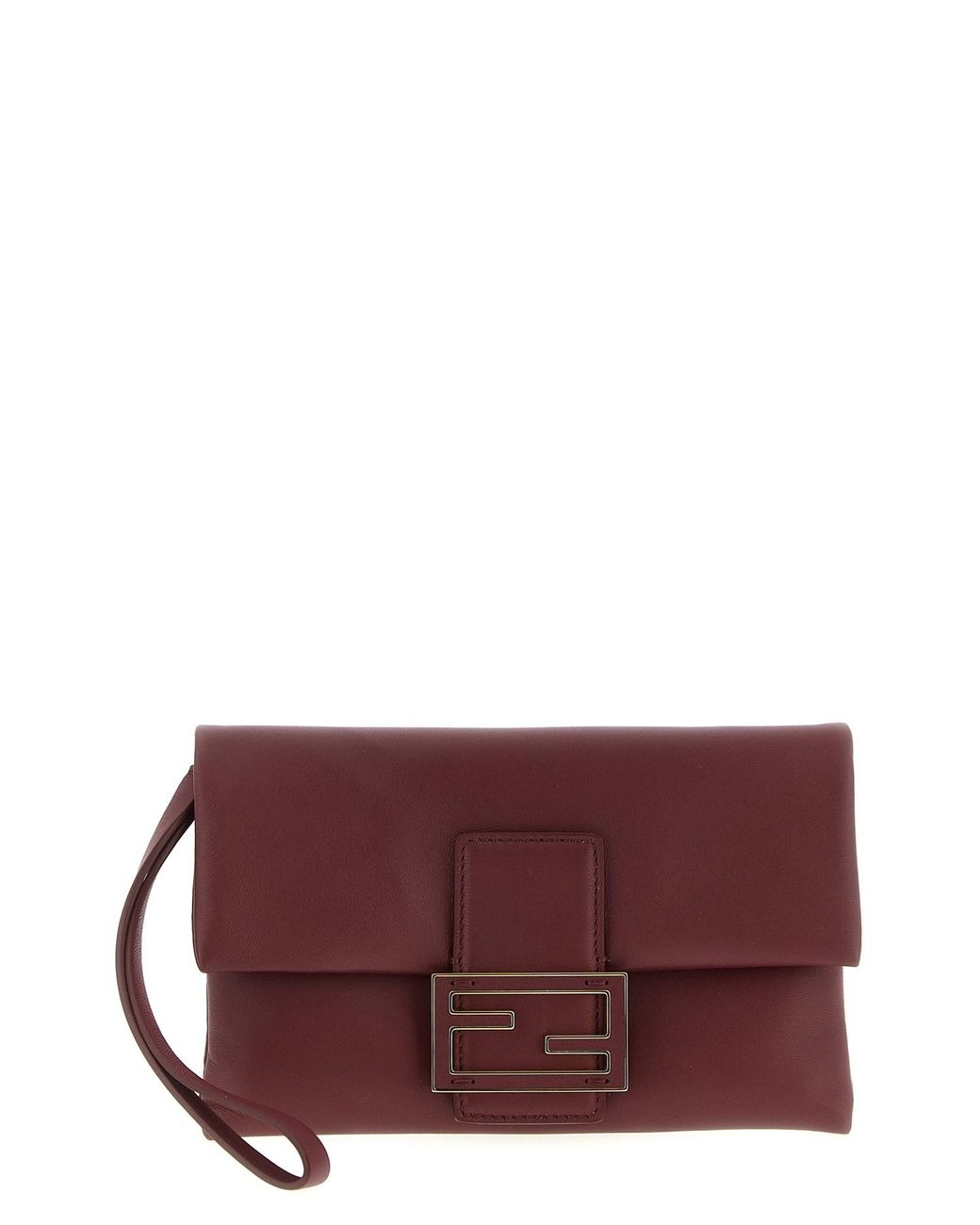 Fendi Purple 'mamma Baguette' Pouch