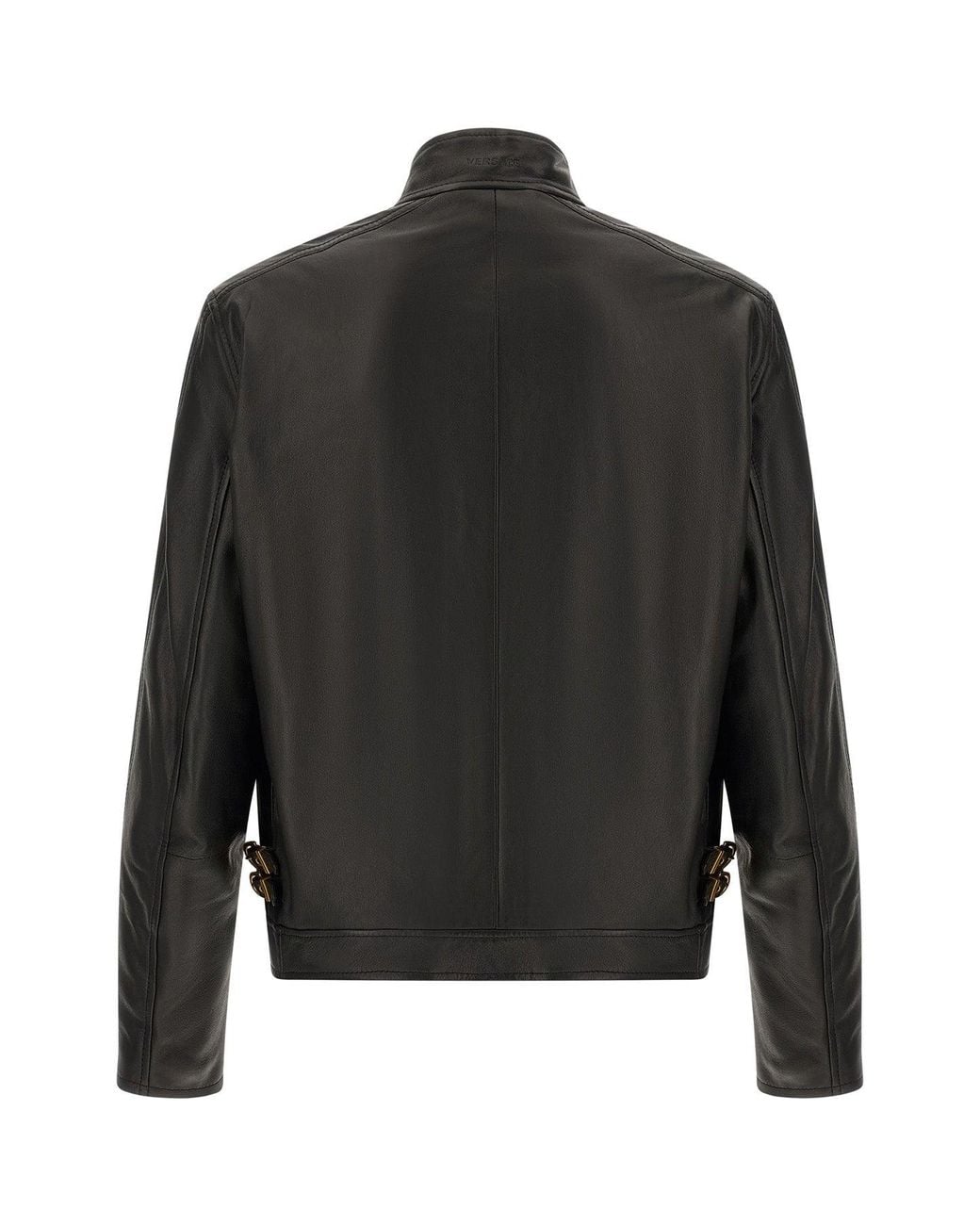 Giacca Biker di Versace in Black da Uomo