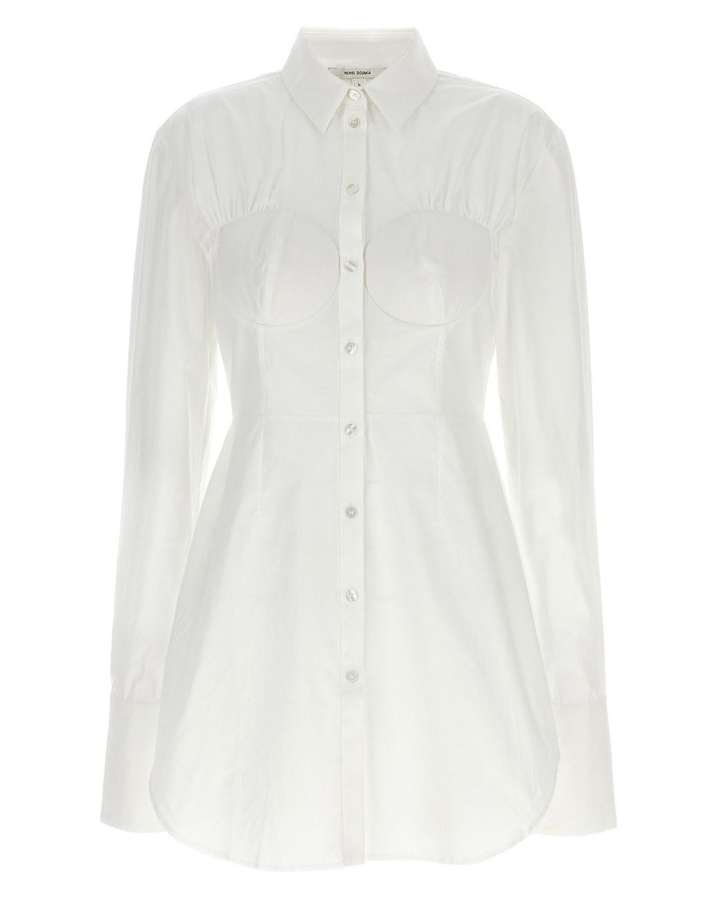 Nensi Dojaka White 'hybrid' Shirt