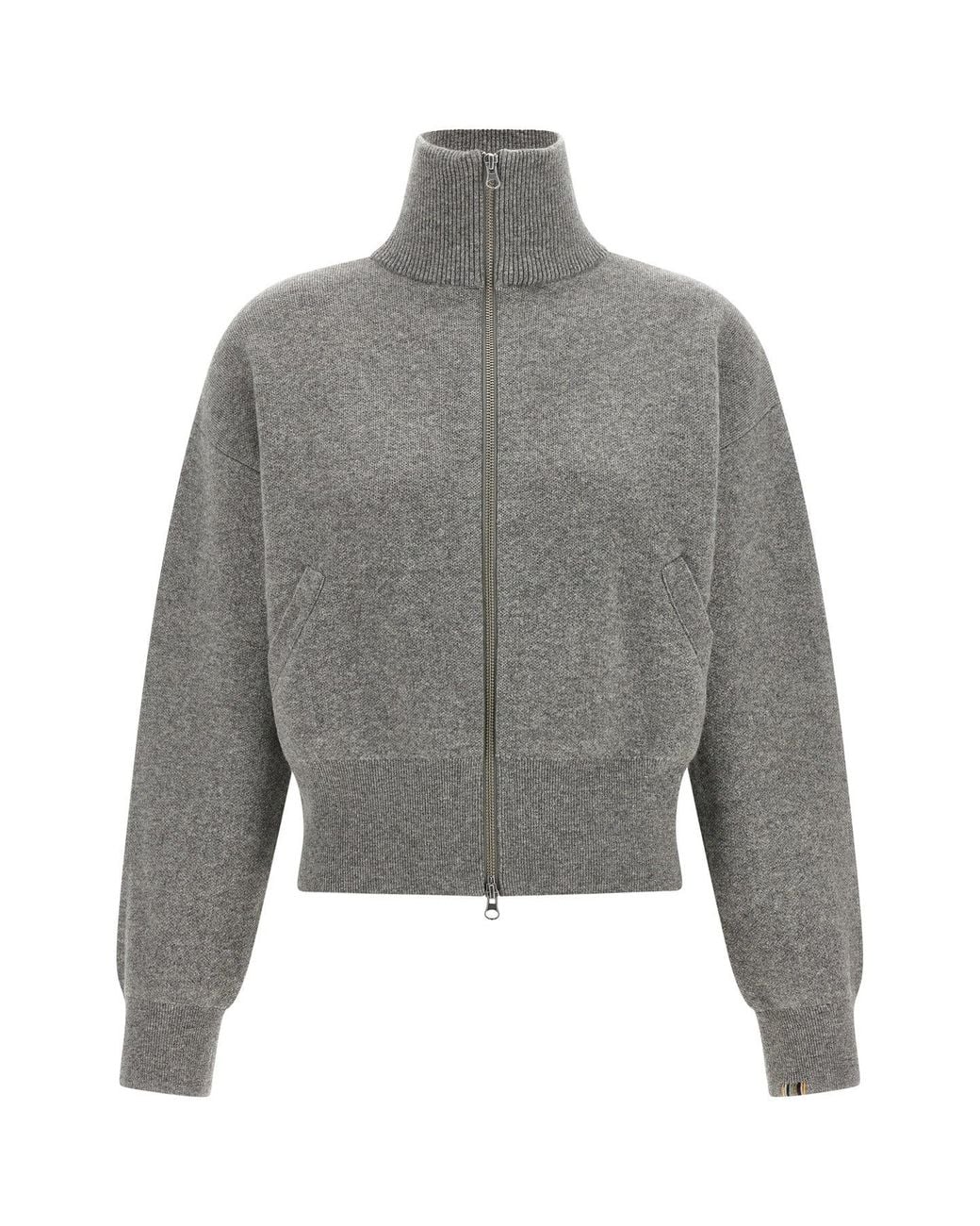 Extreme Cashmere Gray Cardigan 'N°385 Xtra Cute'