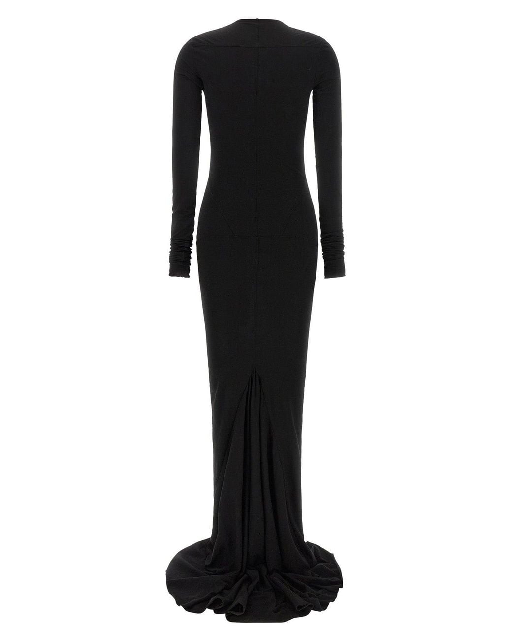 Rick Owens Black Simple Edfu Gown