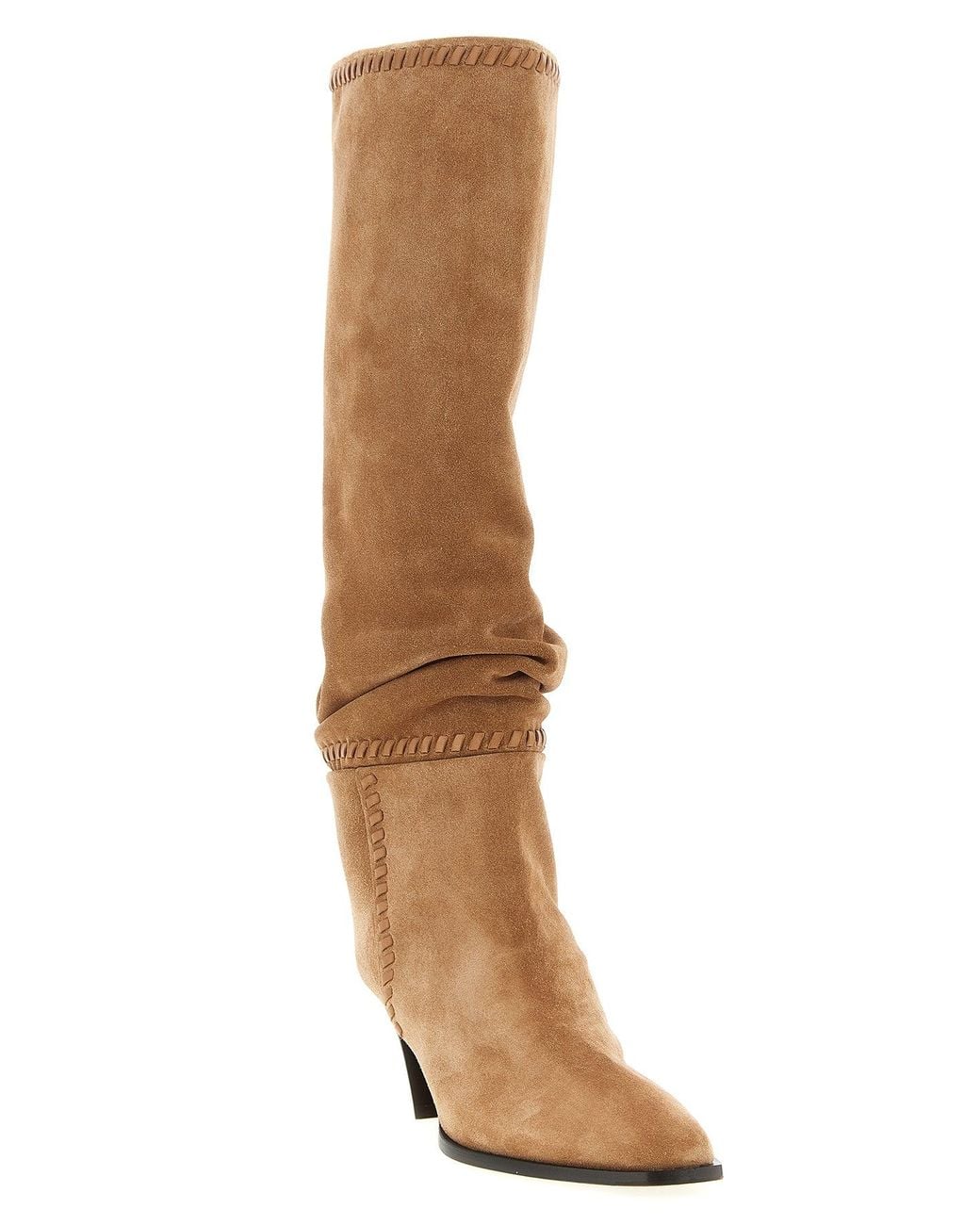 Jimmy Choo Brown Boots 'Hart Stitch Kb 60 Htw'