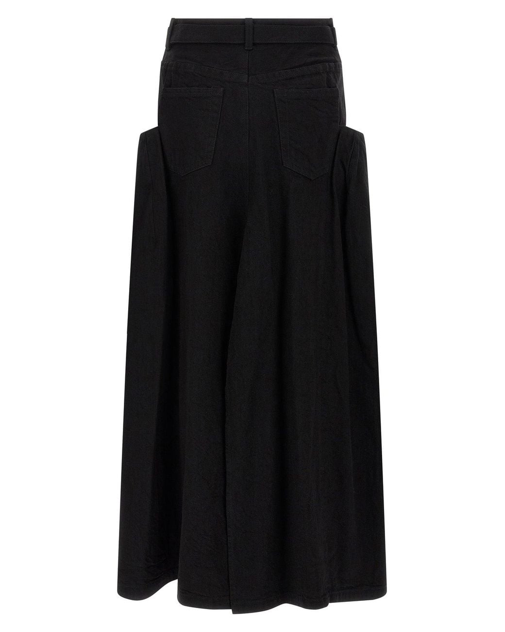 Sacai Black Skirt 'Denim Skirt'
