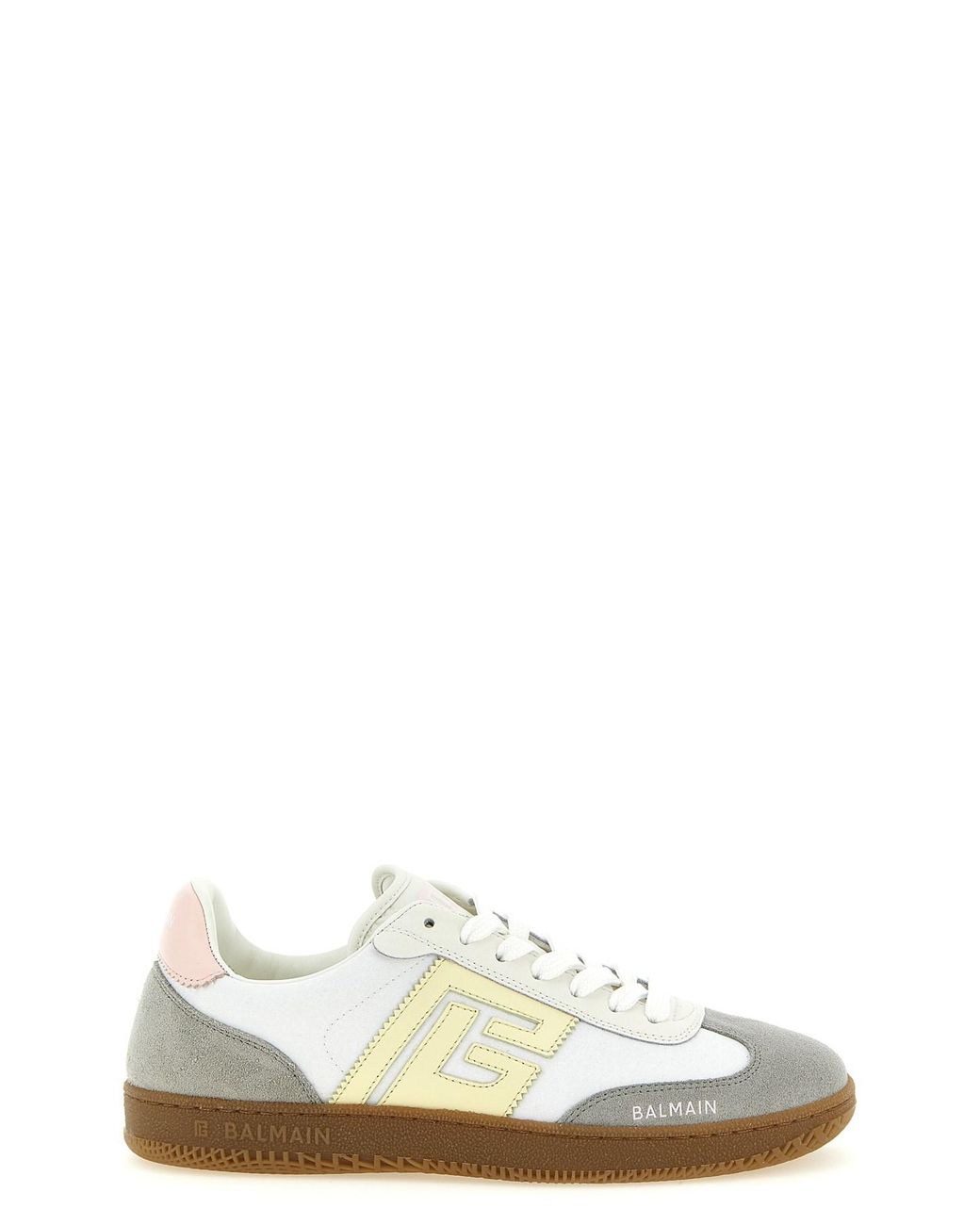 Balmain White 'Swan' Sneakers