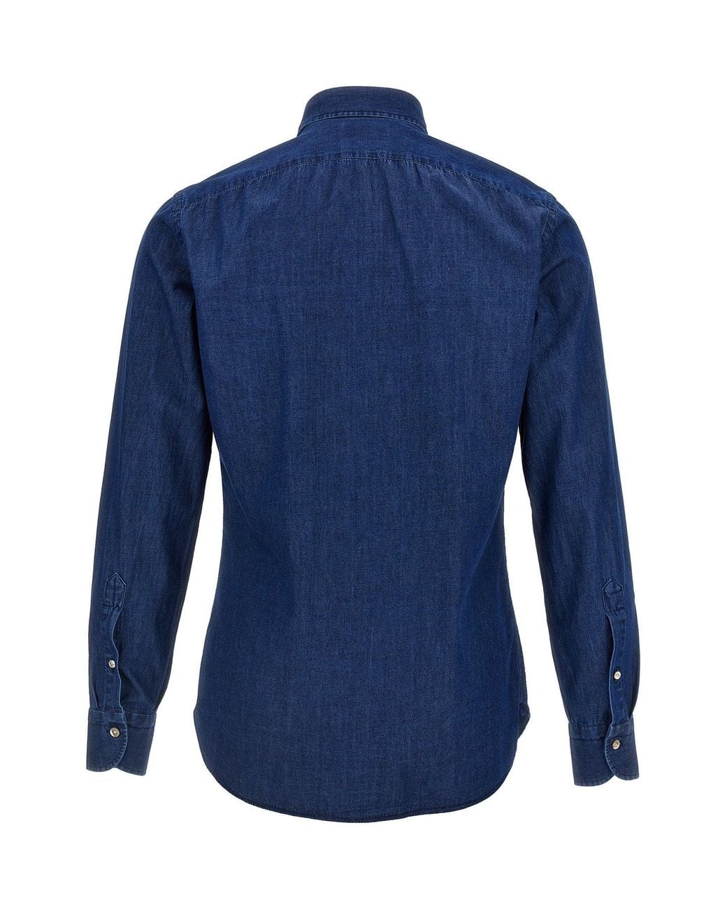 Camicia di Borriello in Blue da Uomo