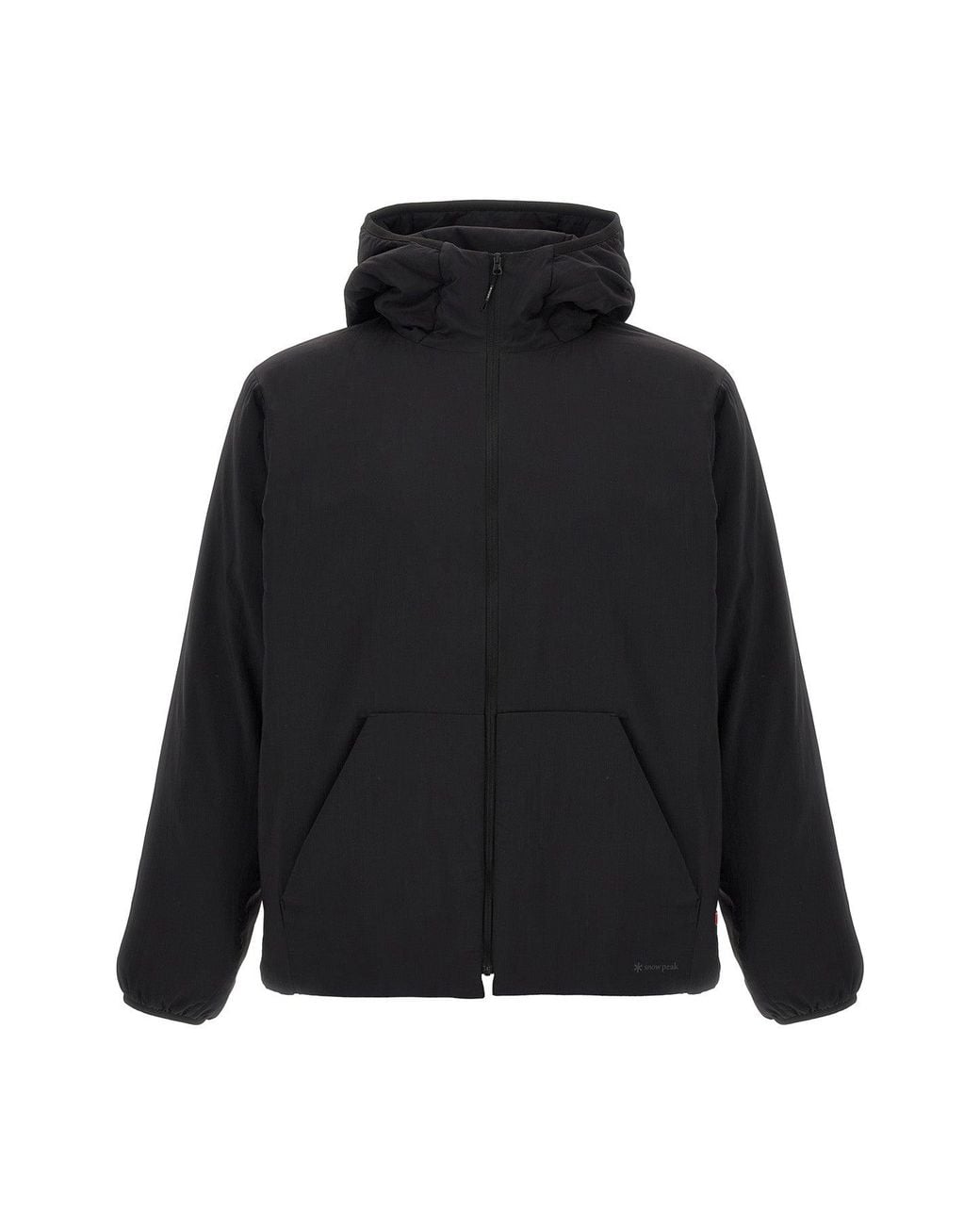 Snow Peak Black Parka 'Flexible Insulated' for men