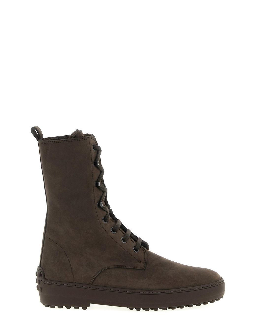 Tod's Brown Winter Gommino Ankle Boots