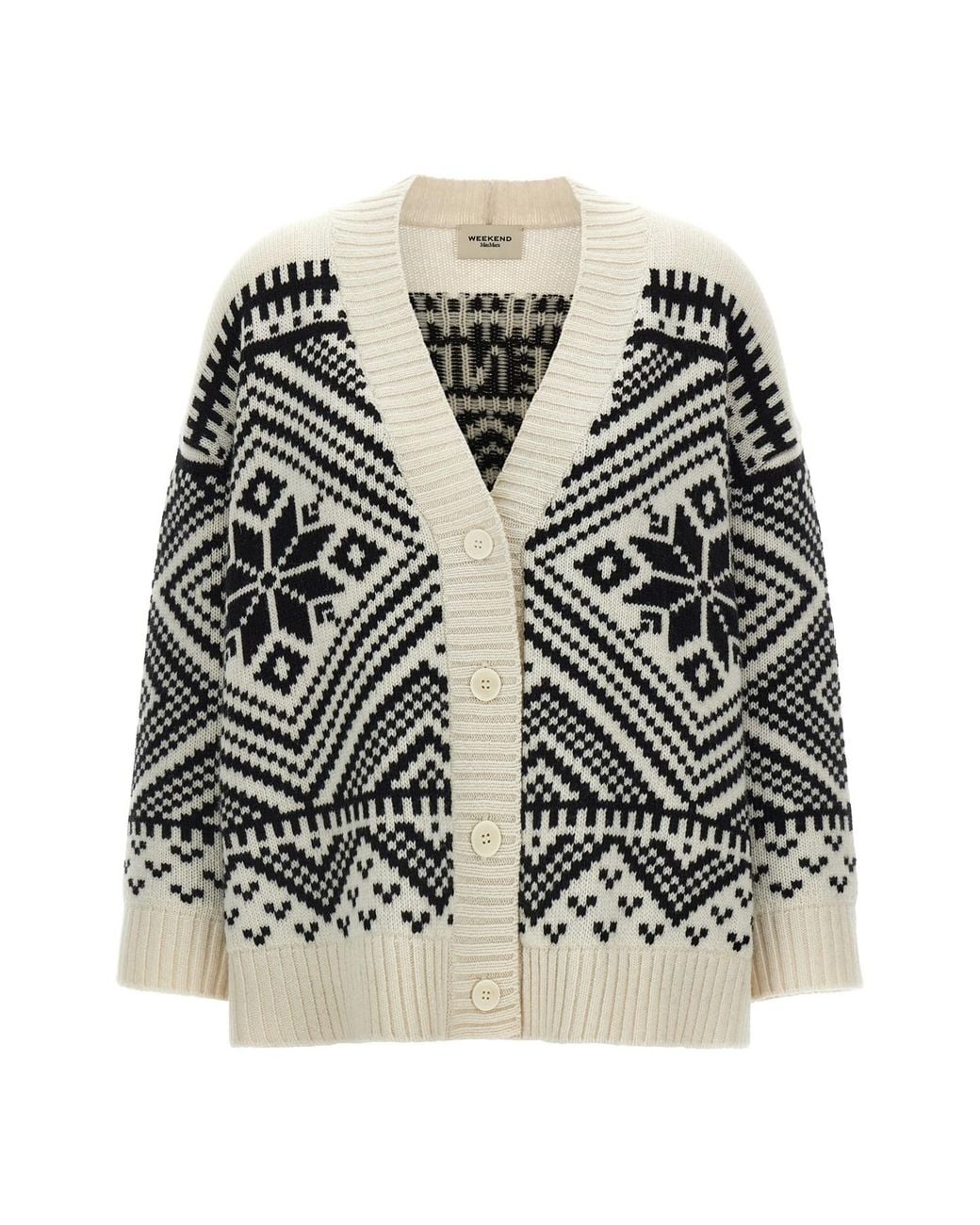 Weekend by Maxmara Black 'belgio' Cardigan