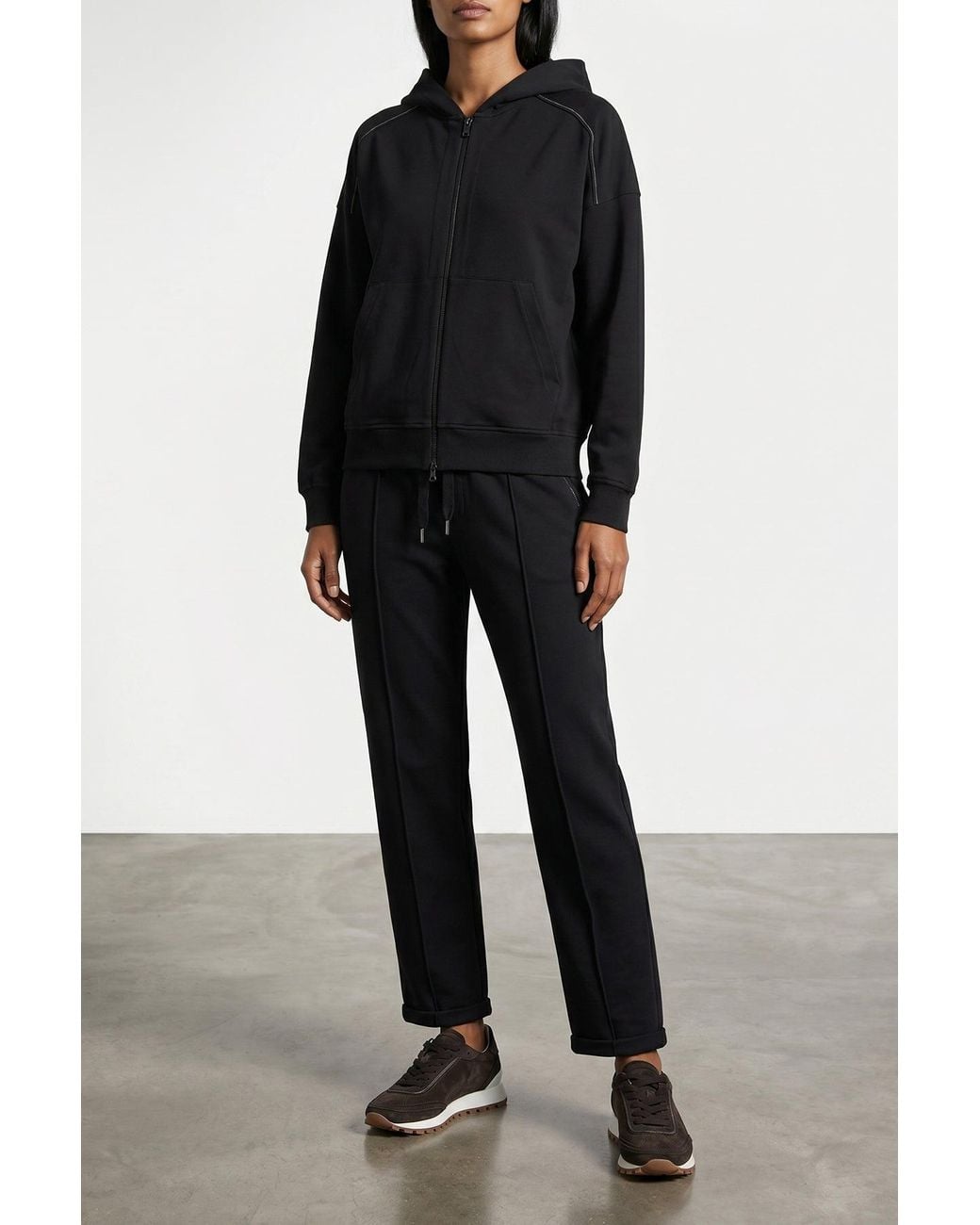 Brunello Cucinelli Blue The 'Track' Trousers