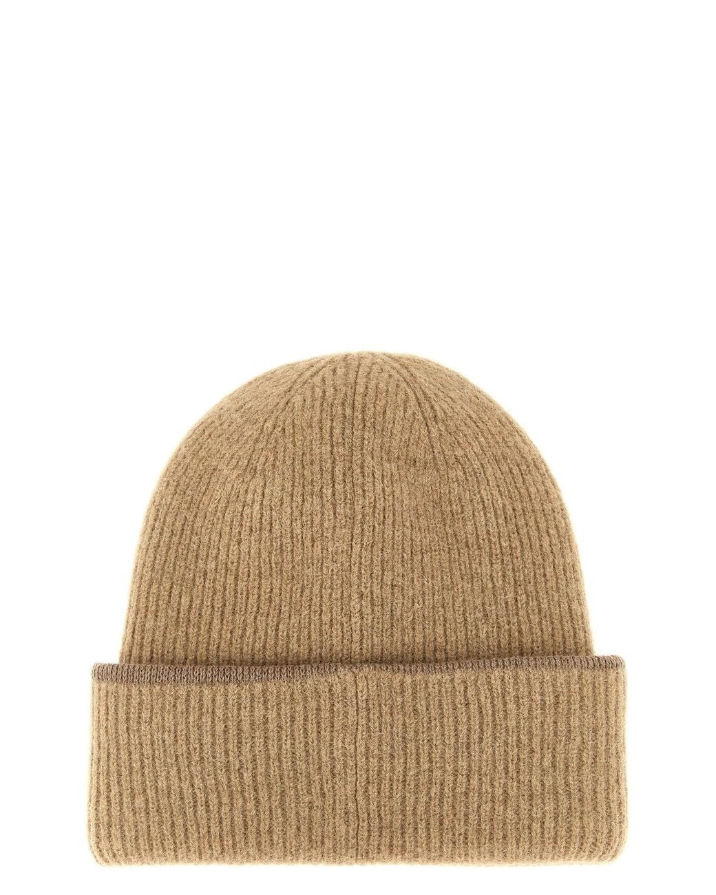Jacquemus Natural Le Bonnet Gros-Grain Beanie for men